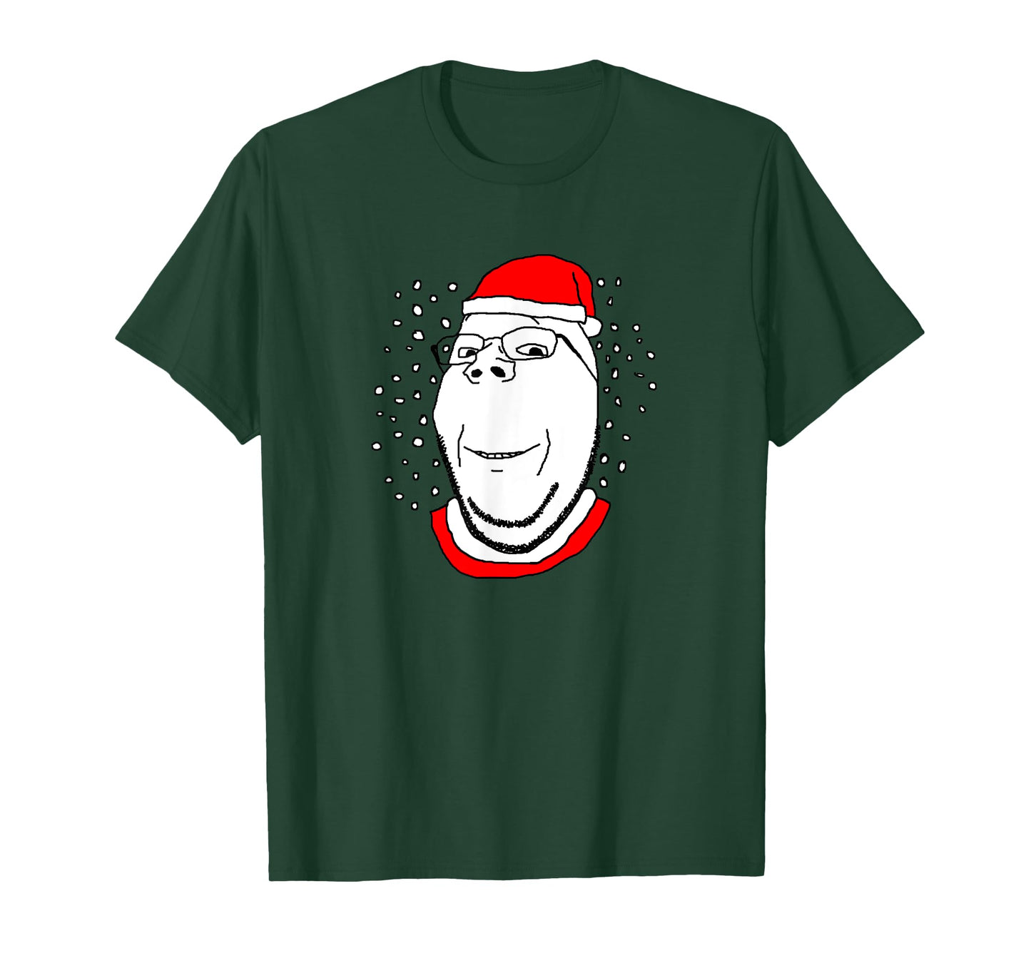 Soyjak Soy Wojak Soyboy Santa Christmas Wholesome Gapejak T-Shirt
