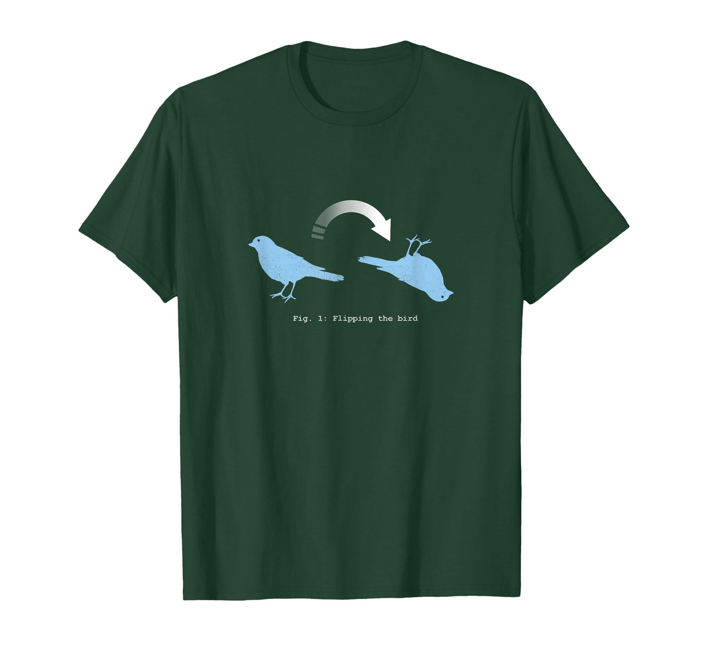 Flipping the Bird Funny Dad Joke T-shirt - Idiom Shirt T-Shirt