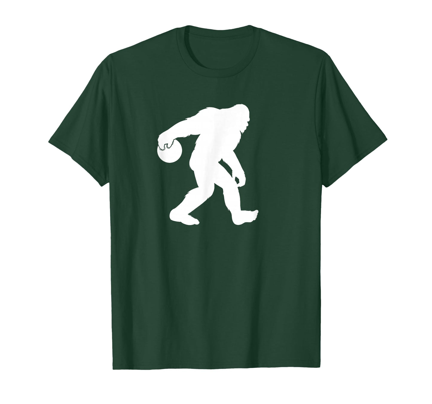 Bigfoot loves bowling funny Bigfoot bowling T-Shirt