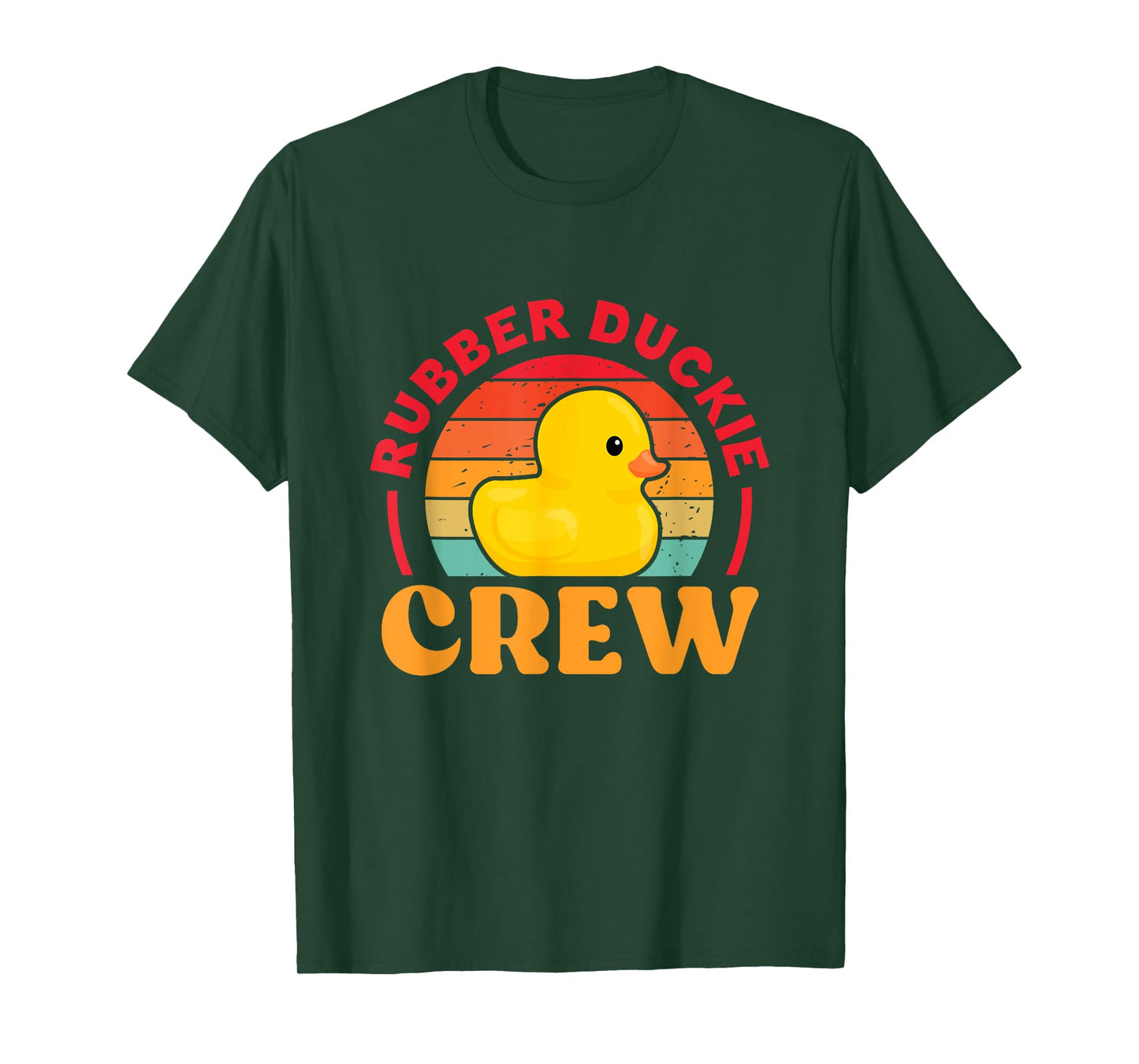 Rubber Duckie Crew Duck Duckling Retro T-Shirt