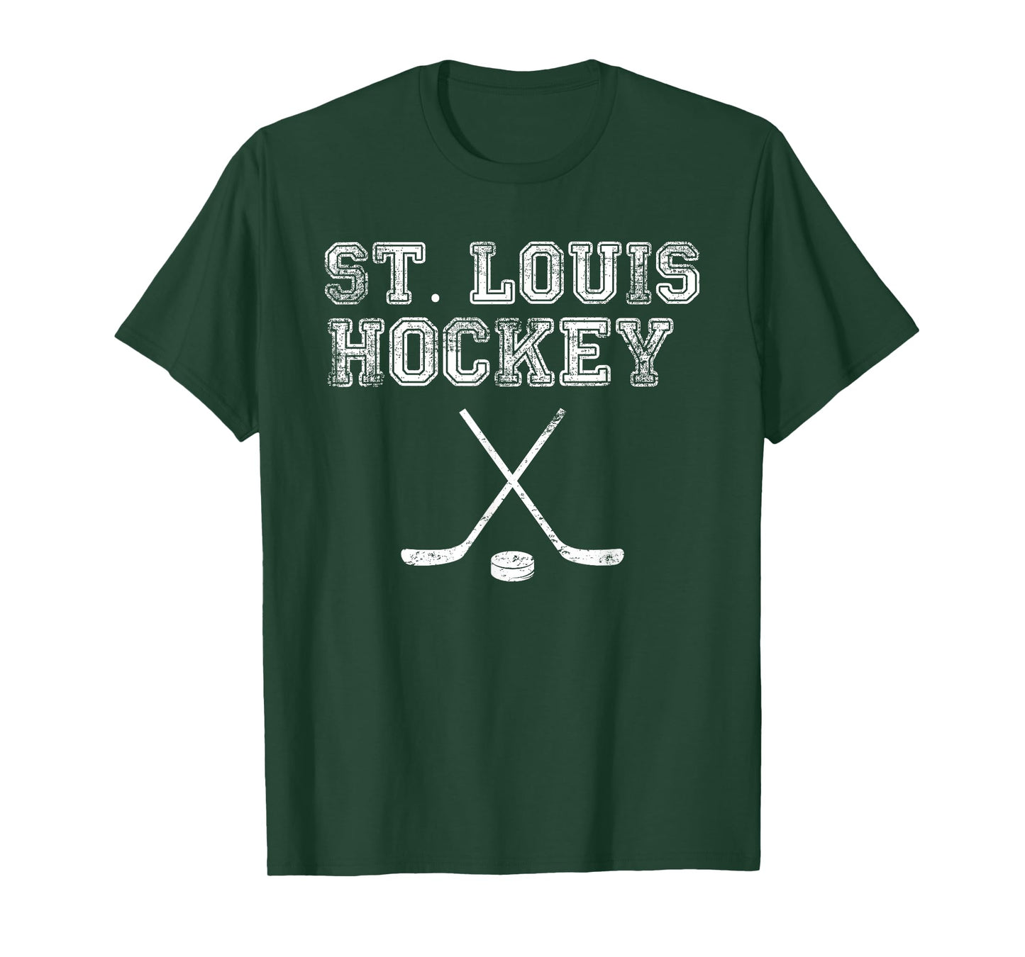 Vintage St. Louis Ice Hockey Sticks State Outile STL Tee T-Shirt