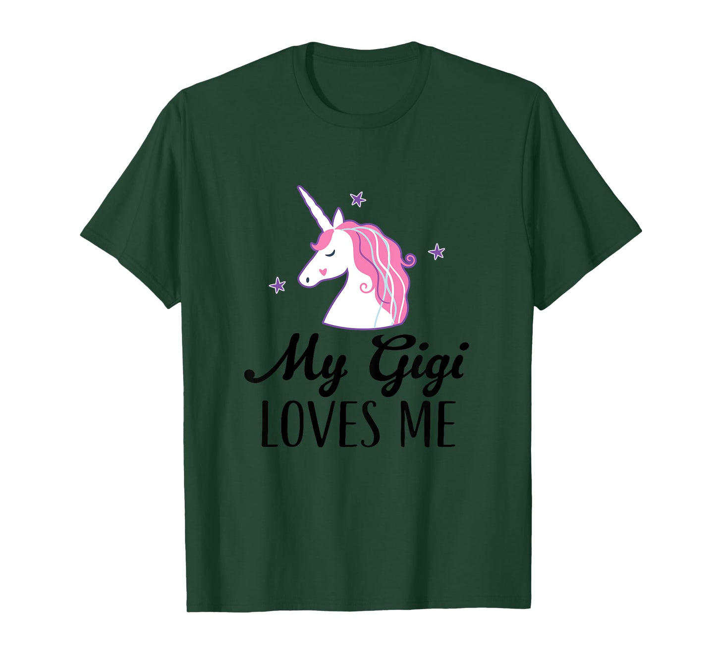 My Gigi Loves Me Girl Unicorn Granddaughter T-Shirt