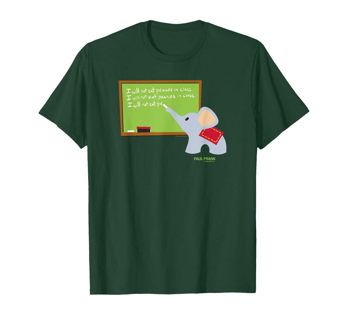 Paul Frank Ellie The Elephant Class Chalk Board T-Shirt