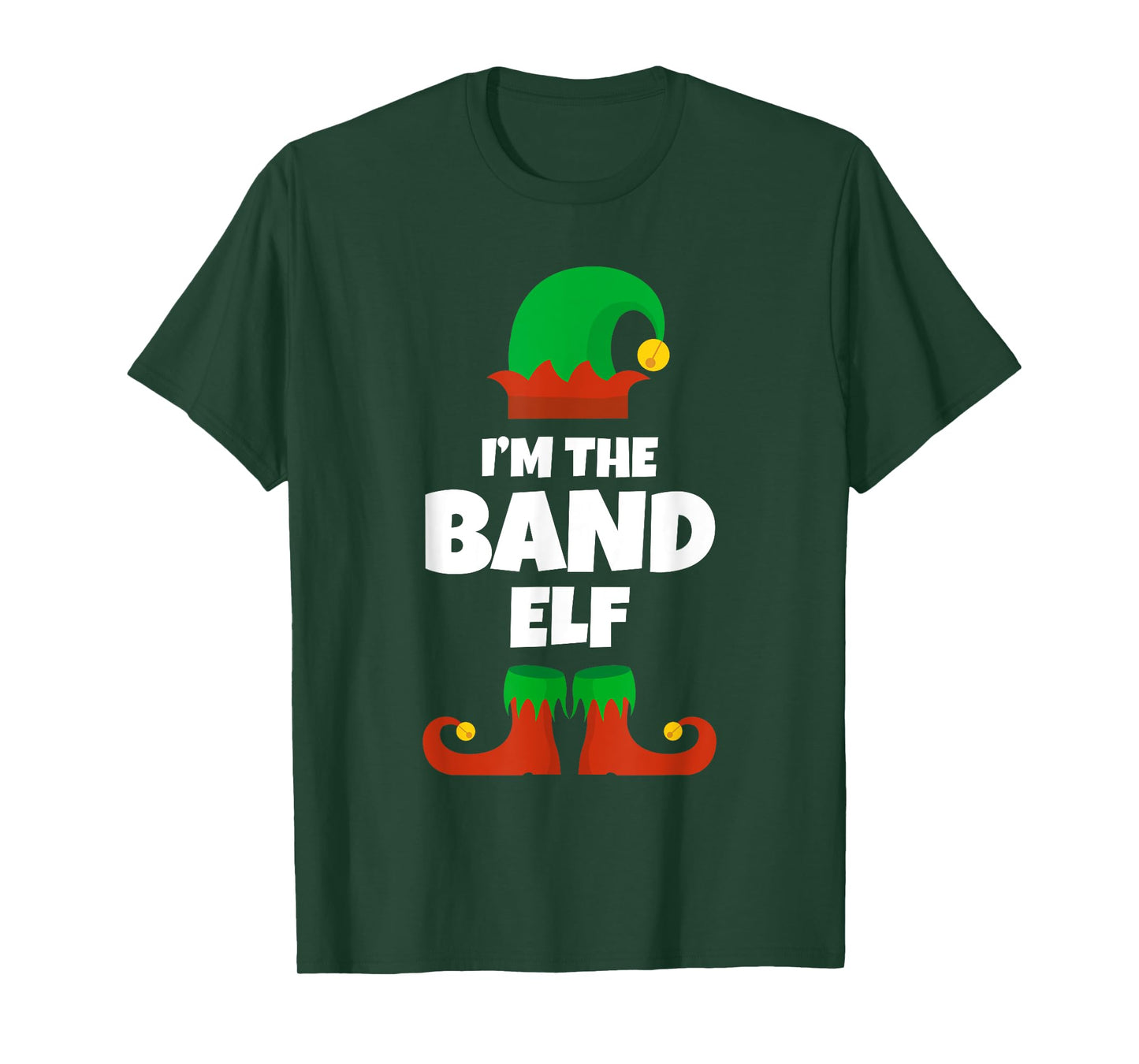 I'm The Band Elf Family Pajama Christmas Marching Teacher T-Shirt