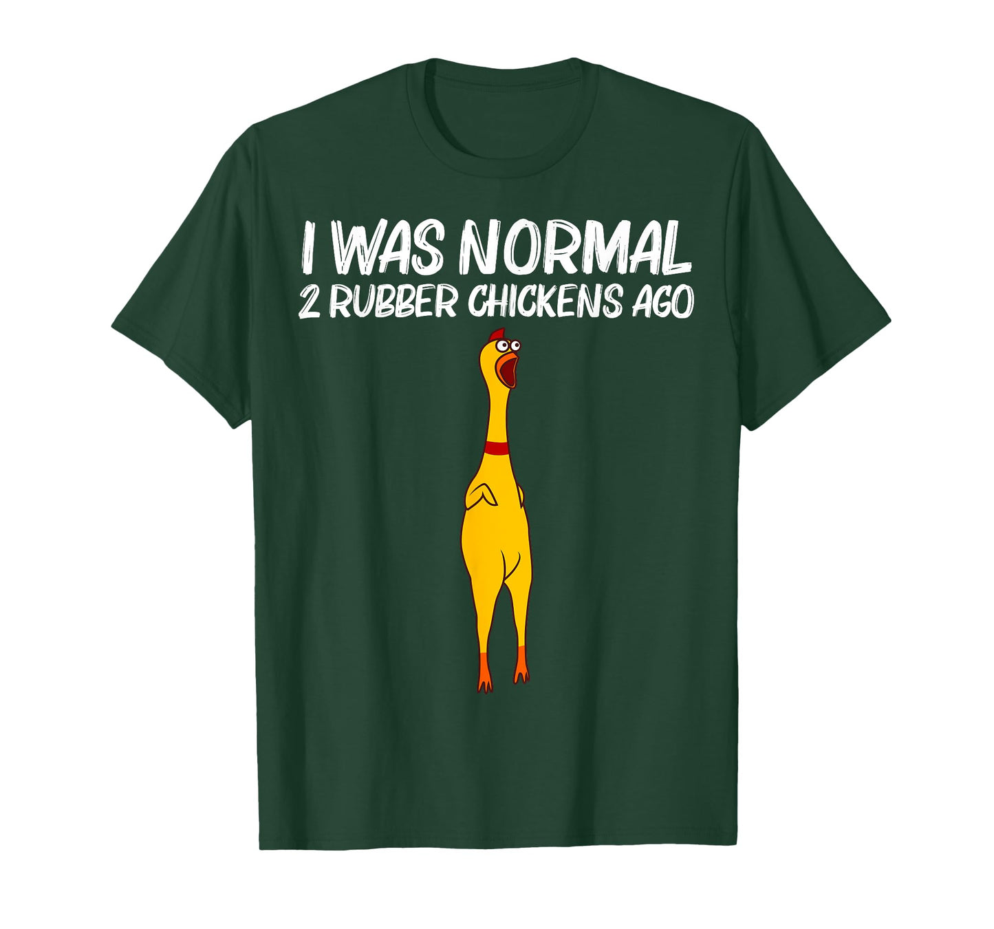 Funny Rubber Chicken Gift Men Women Rubber Chicken Costume T-Shirt
