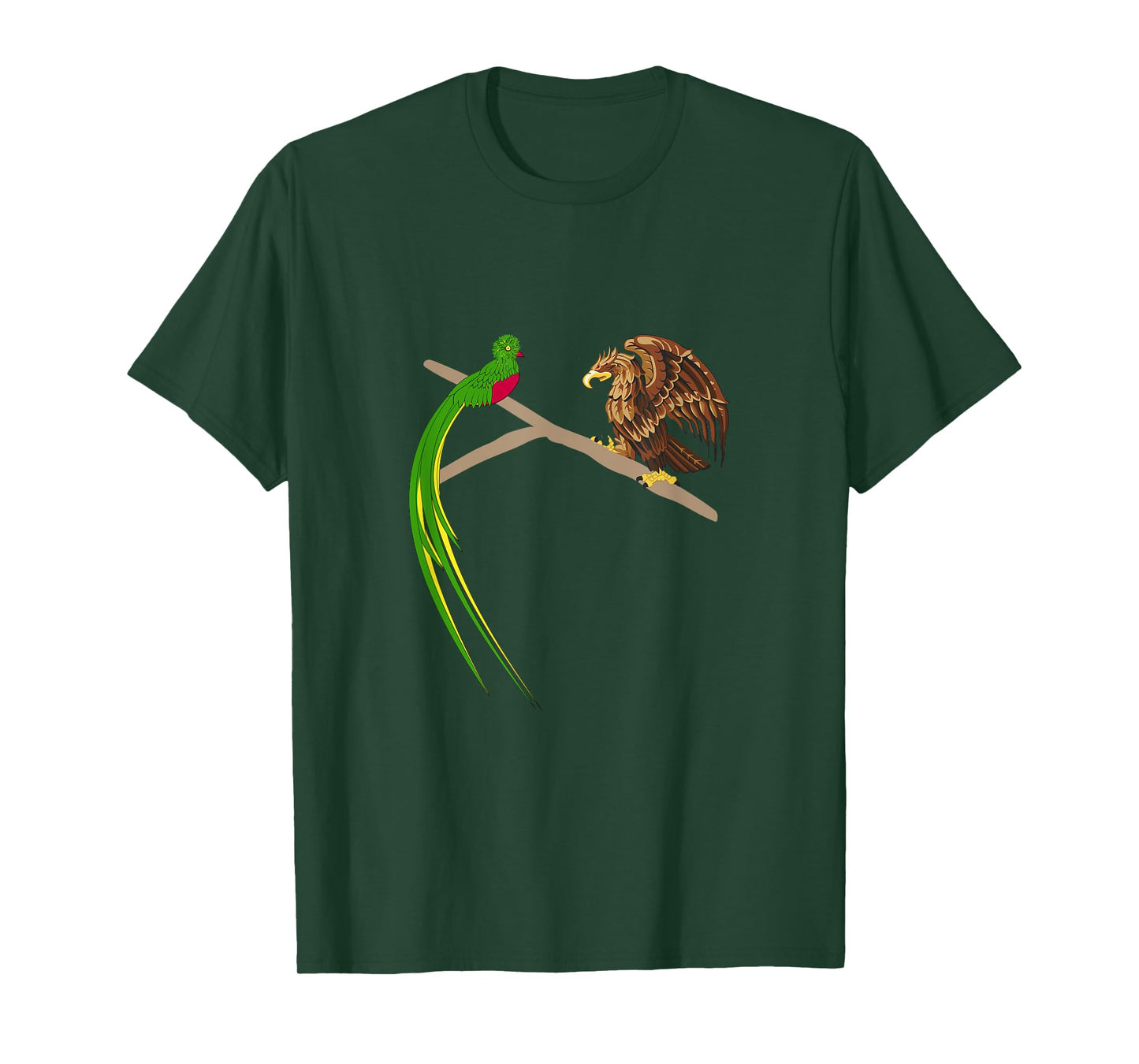 Guatemalan Quetzal and Mexican eagle bird T-Shirt