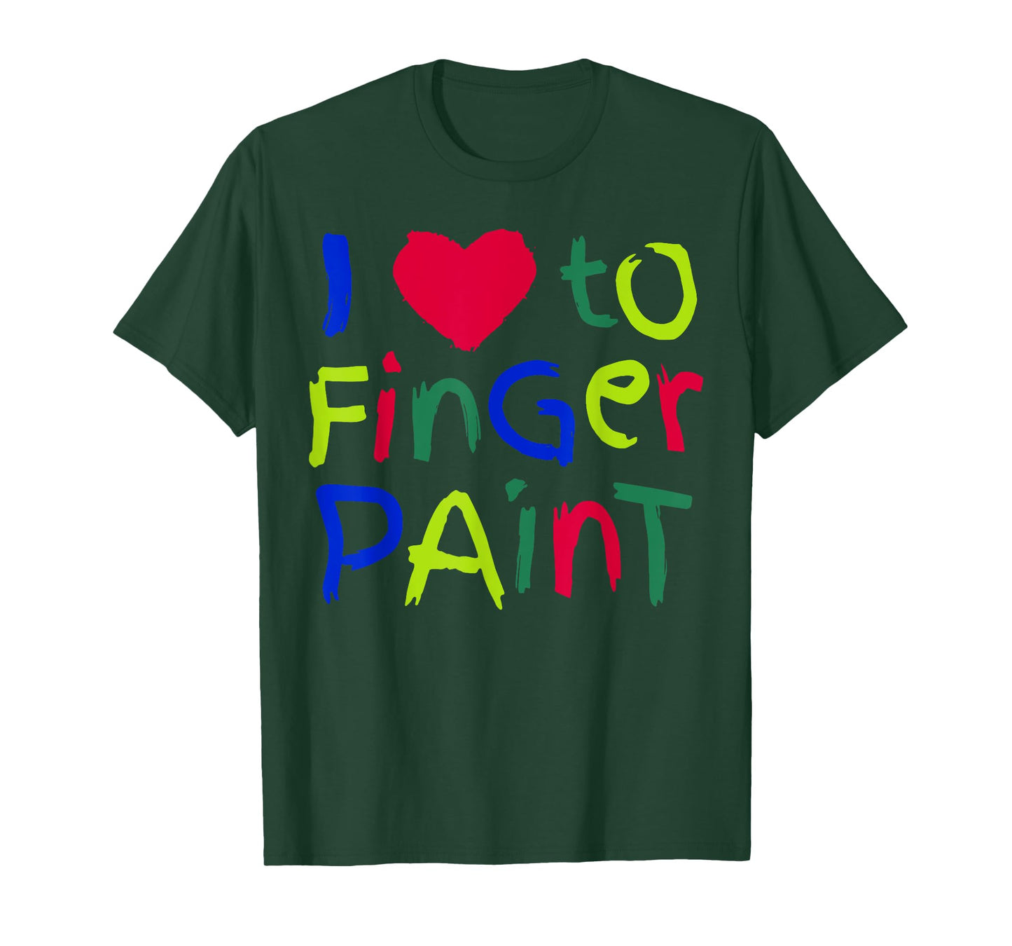 I Love To Finger Paint Matching I'm Paint Couple Valentine T-Shirt