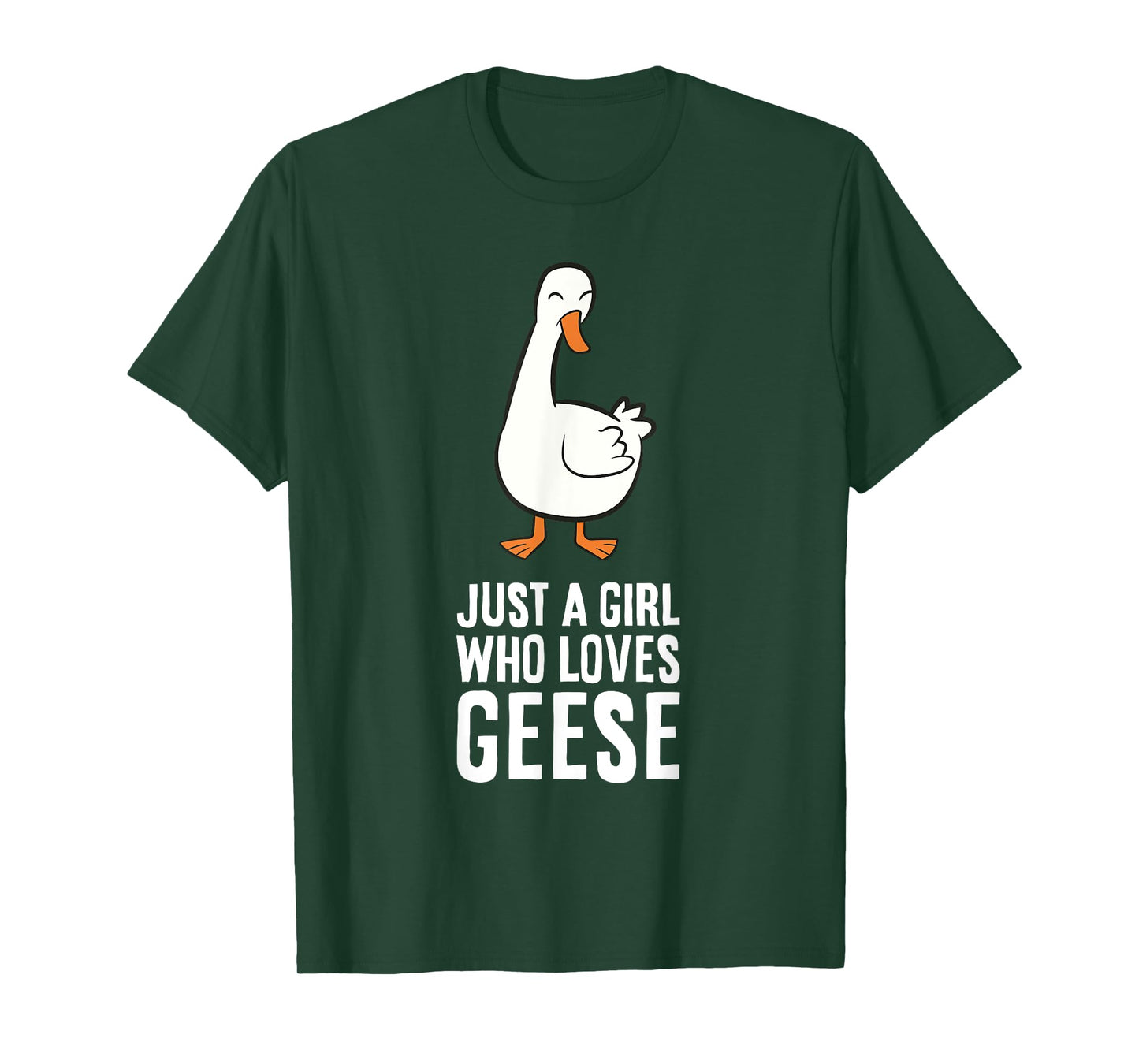 Just a Girl Who Loves Geese T-Shirt