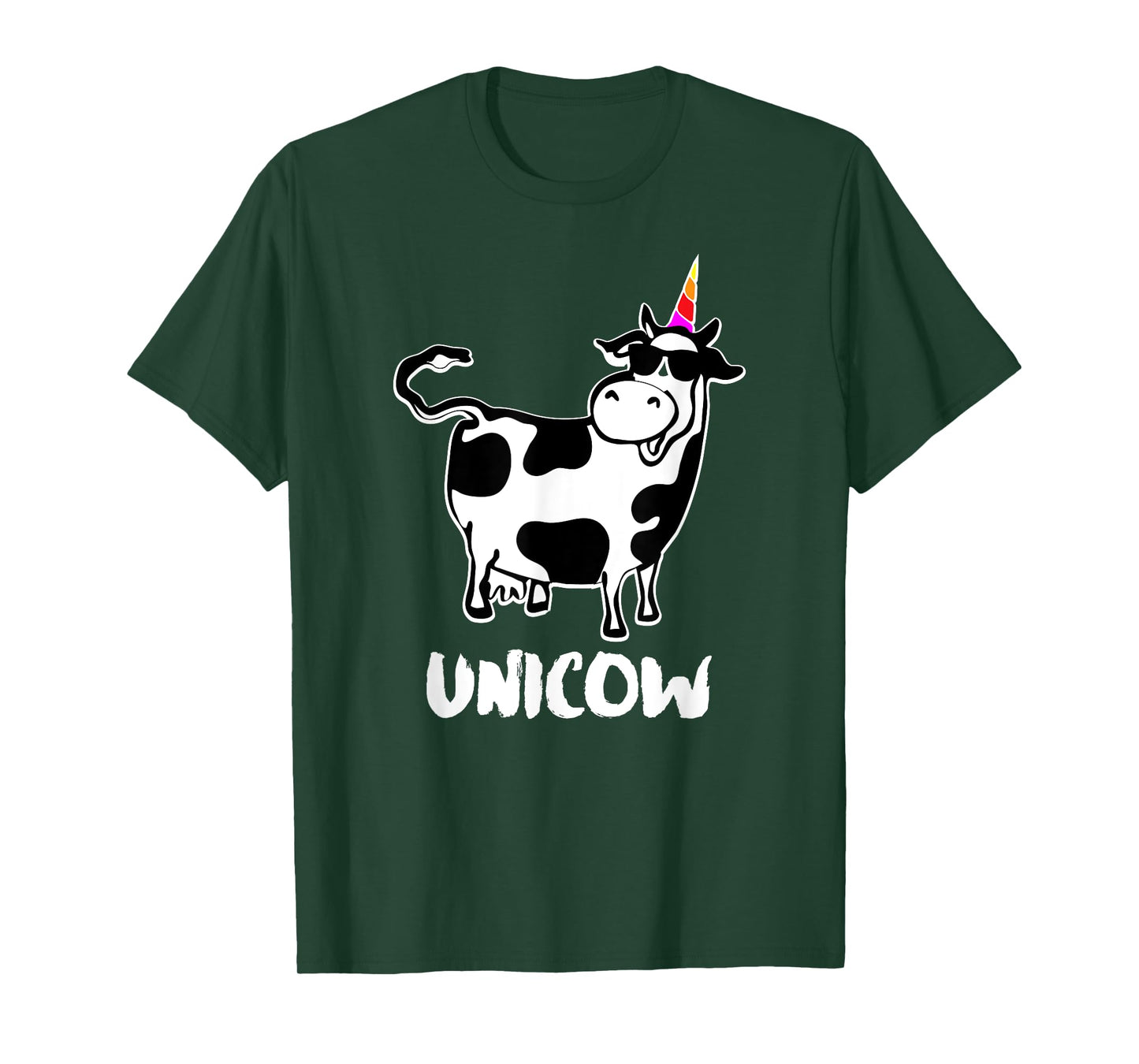 Unicow. Cute Dairy Cow Farmer Shirt Funny Cow Lover Gift T-Shirt