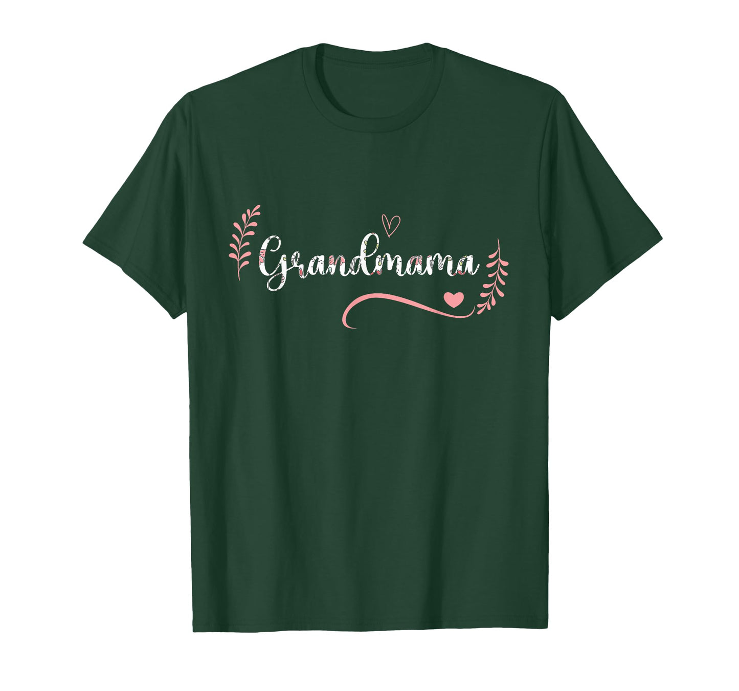 Grandmama Floral Grandma Christmas Mother's Day Grandparents T-Shirt