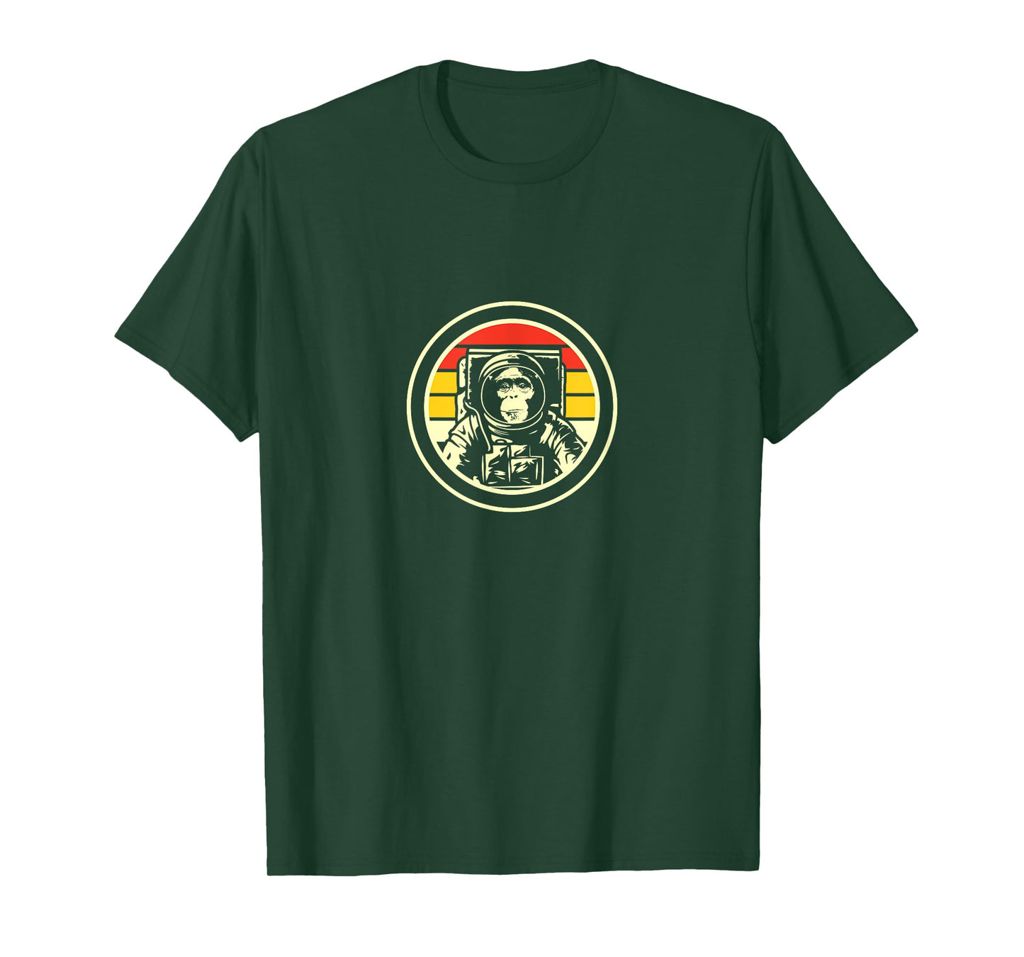 Retro Astronaut Space Monkey T-Shirt