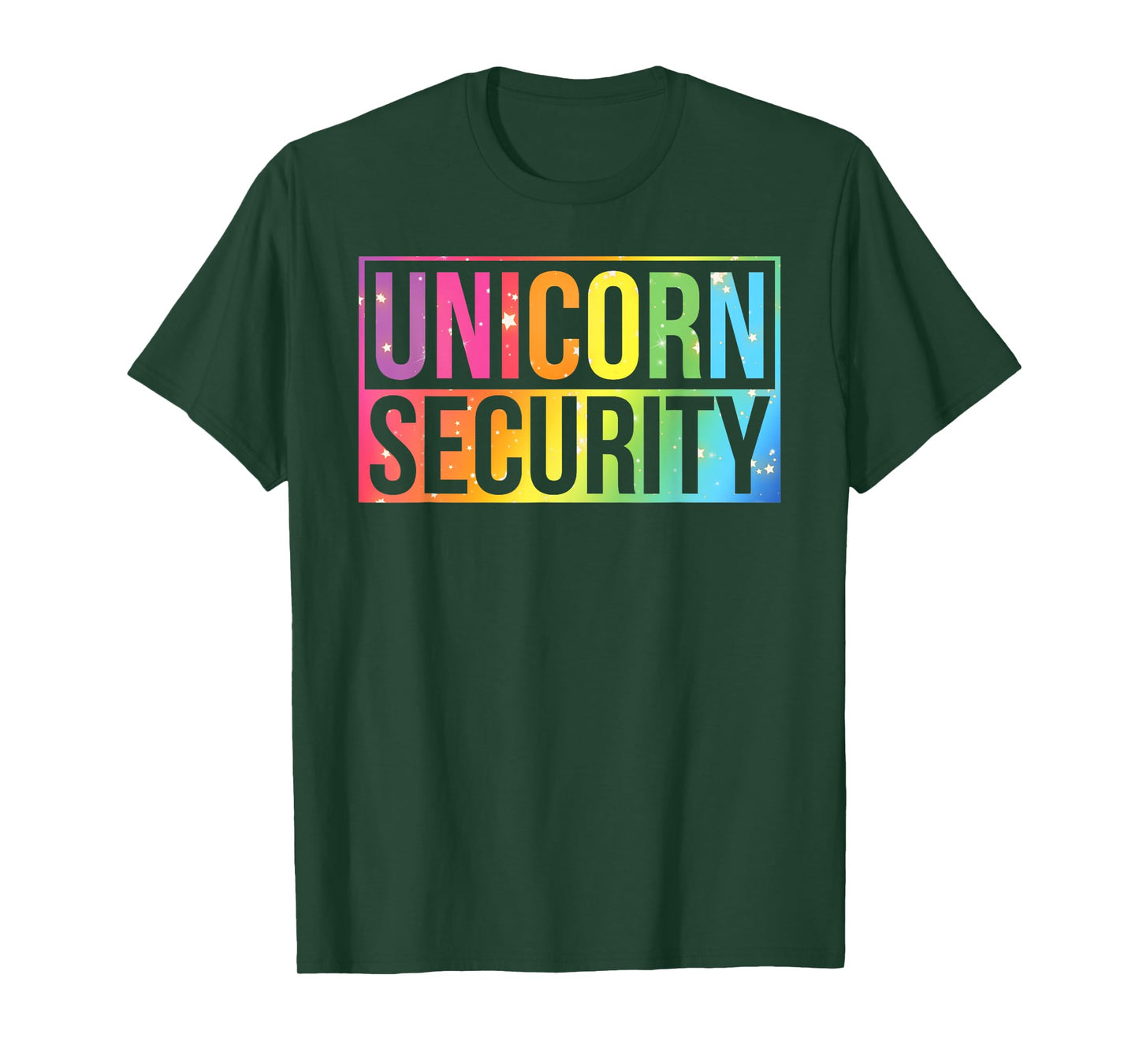 Halloween Mom Dad Daughter Unicorn Security Birthday Party T-Shirt