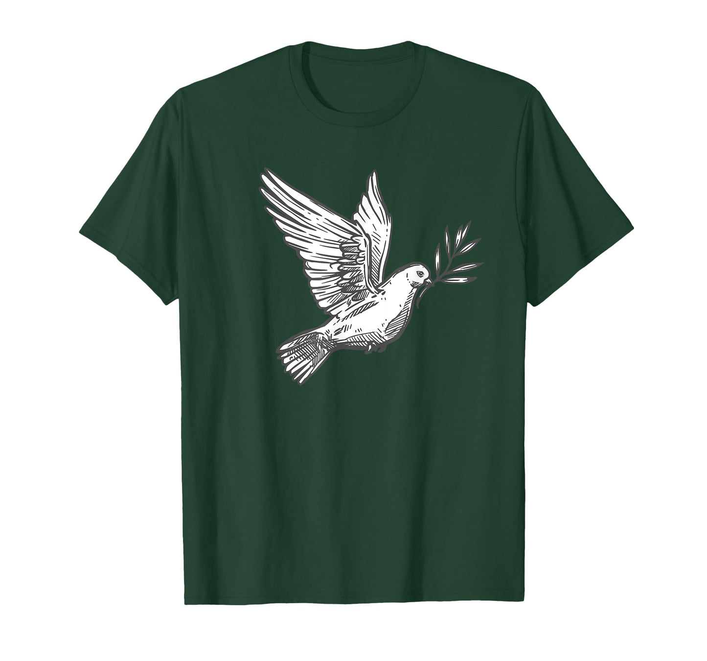 Flying Lonesome Peace Dove Pigeon Bird Lover Gift Men Women T-Shirt