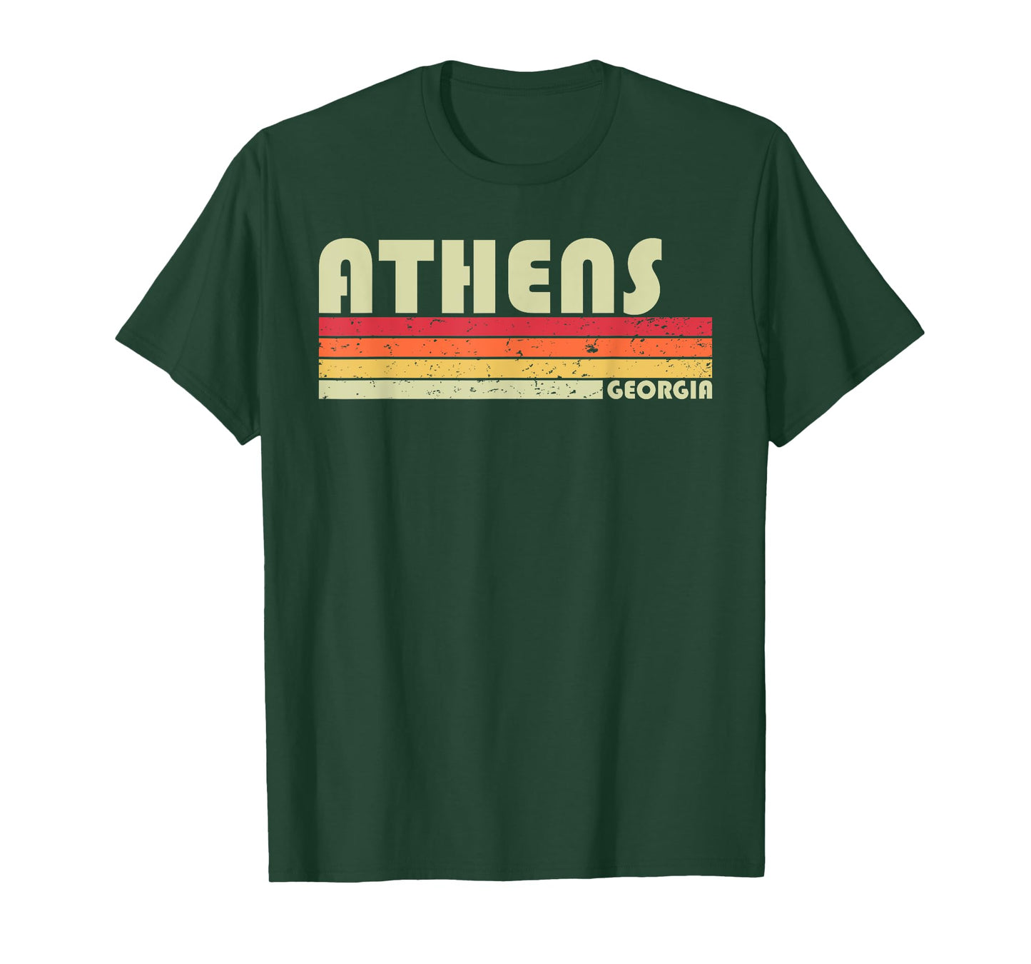 ATHENS GA GEORGIA Funny City Home Roots Gift Retro 70s 80s T-Shirt