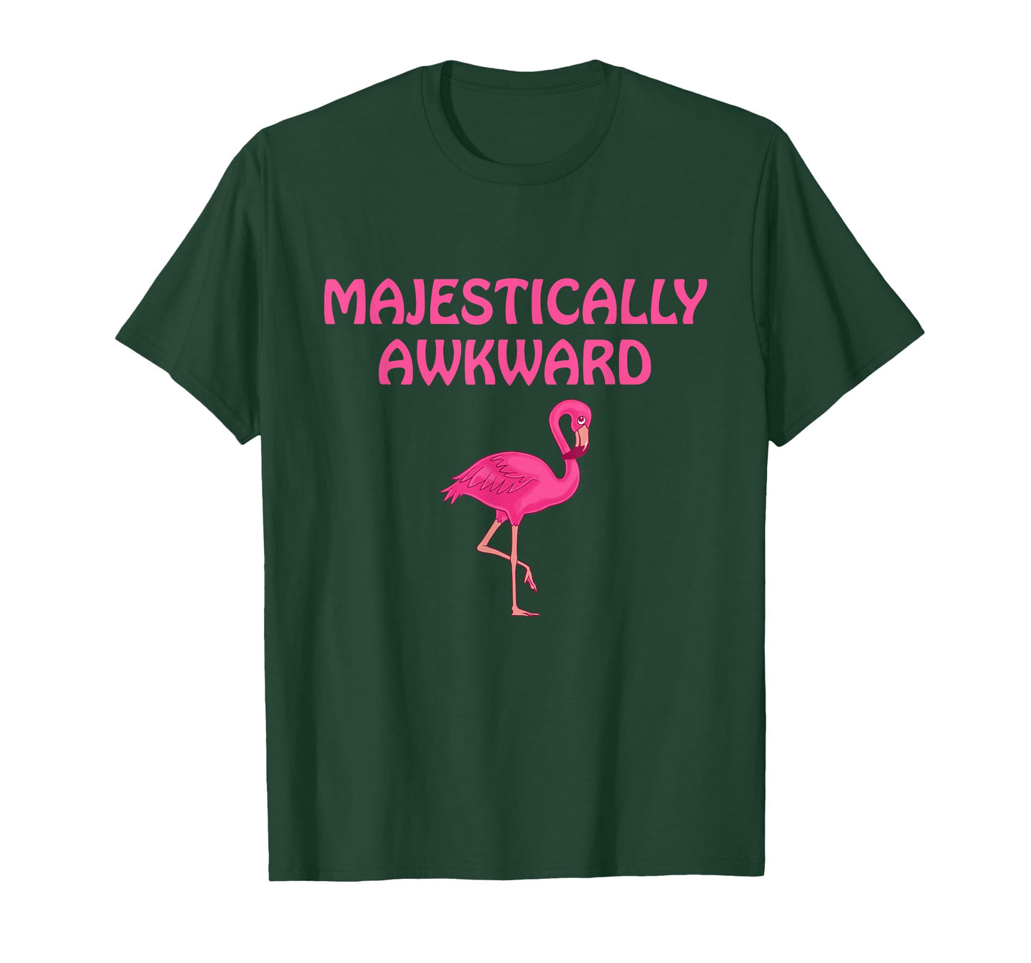 Majestically Awkward Flamingo Lover T-Shirt T-Shirt