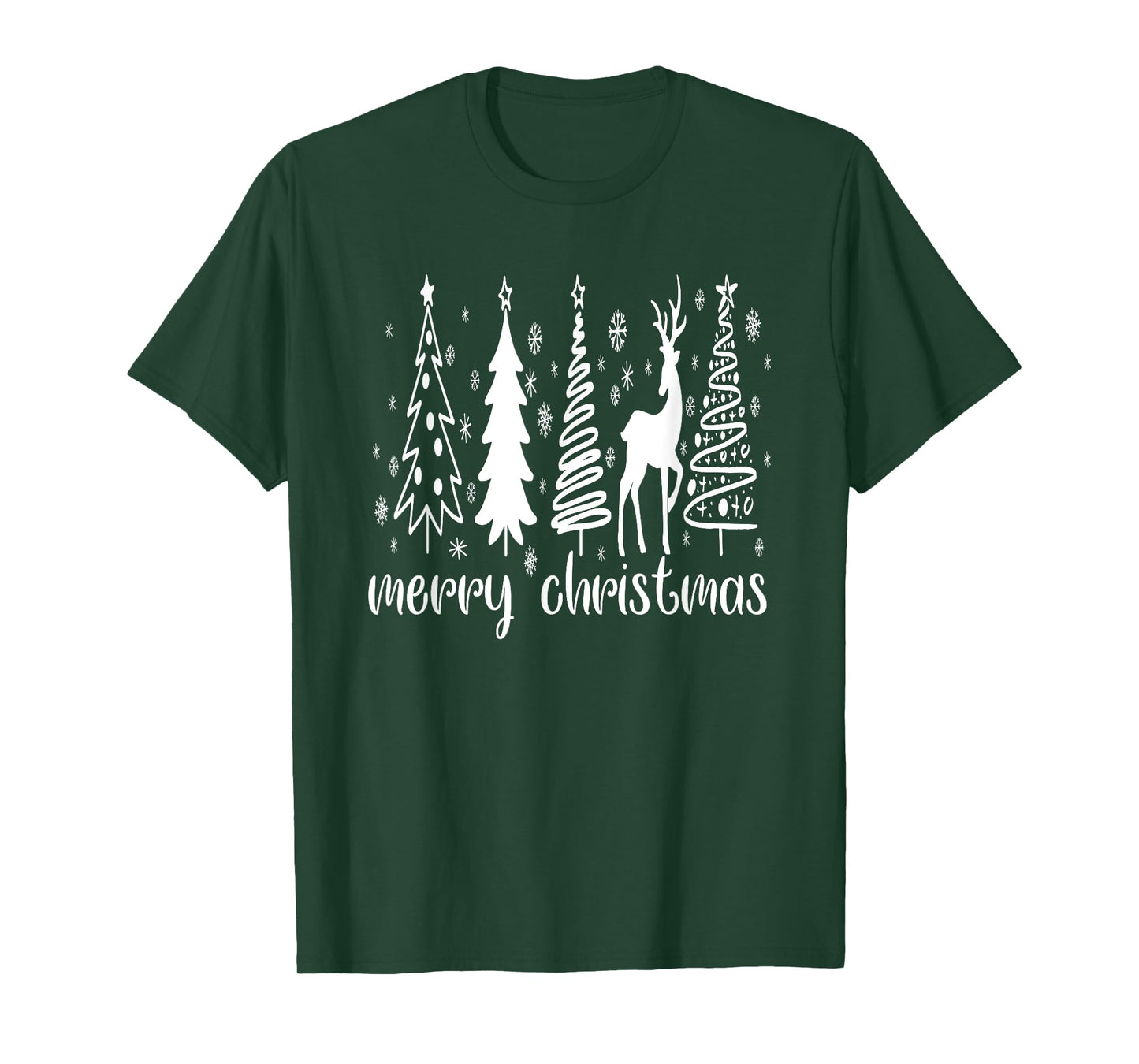 Merry Christmas Holiday Xmas Tree T-Shirt
