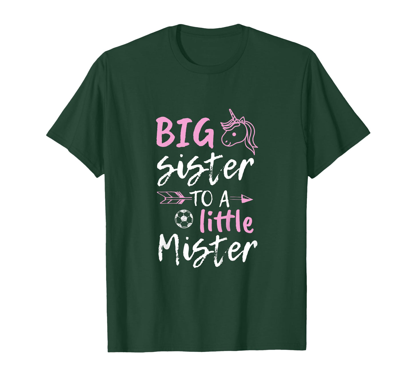 Big Sister to a Little Mister Unicorn T Shirt T-Shirt