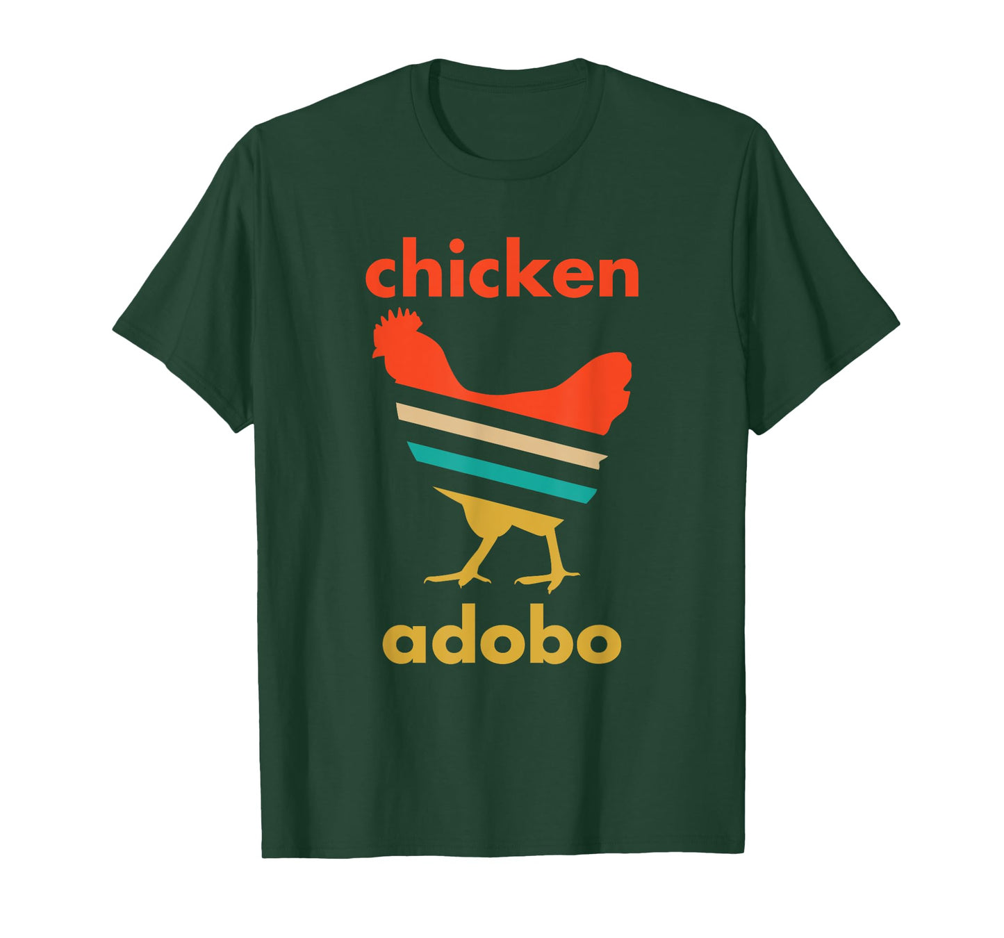 Funny Filipino Adobo Shirt Chicken Adobo Retro Style T-Shirt