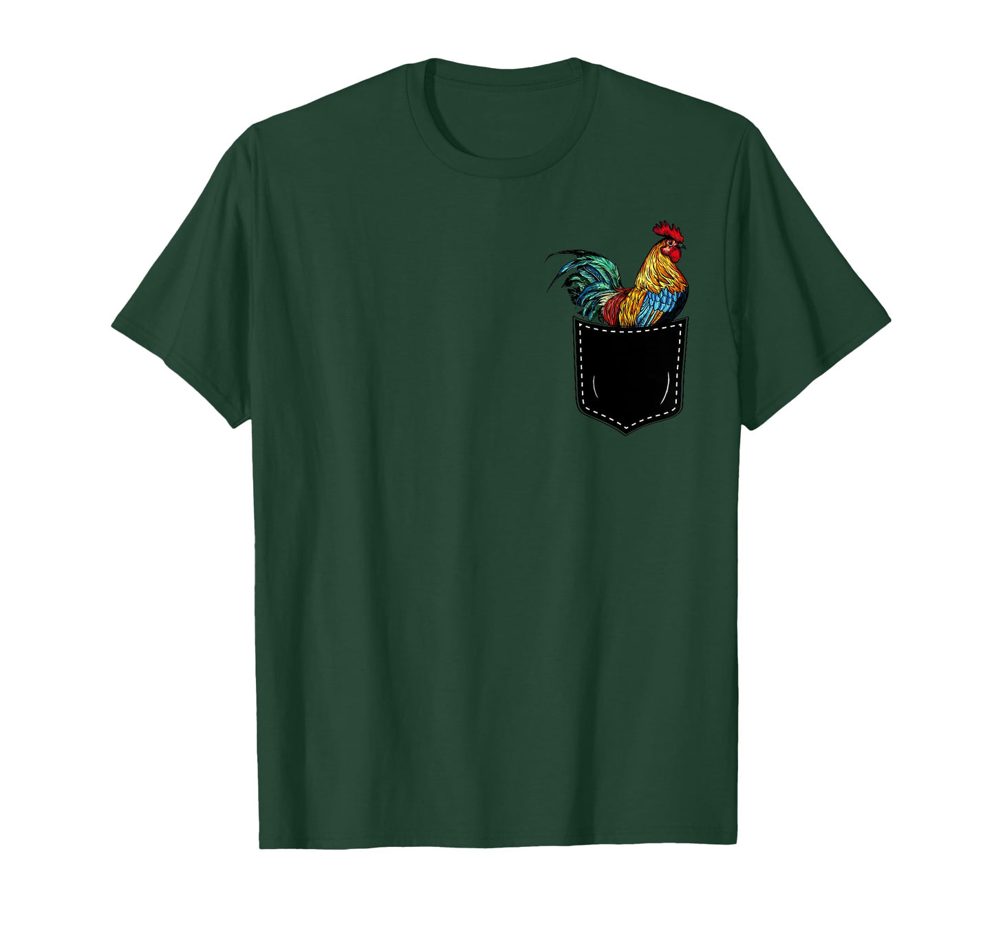 Funny Rooster In A Pocket Perfect for Chicken Lovers T-Shirt