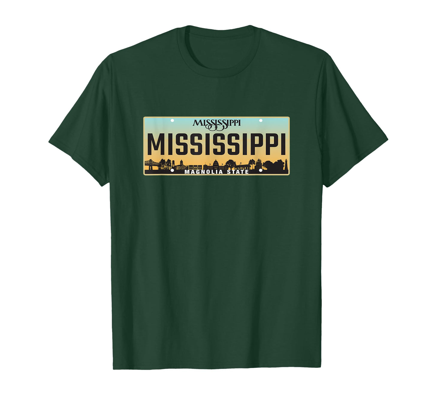 Mississippi License Plate - Great Gift Idea - Car Enthusiast T-Shirt