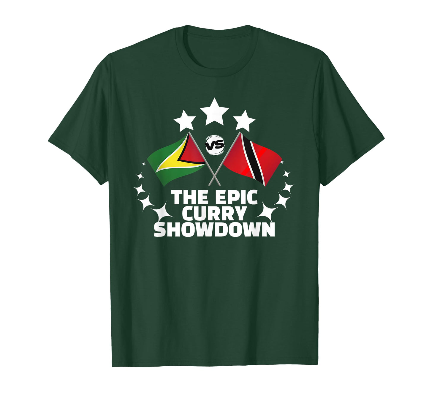 Guyana vs Trinidad - The Epic Curry Showdown Funny Cricket T-Shirt