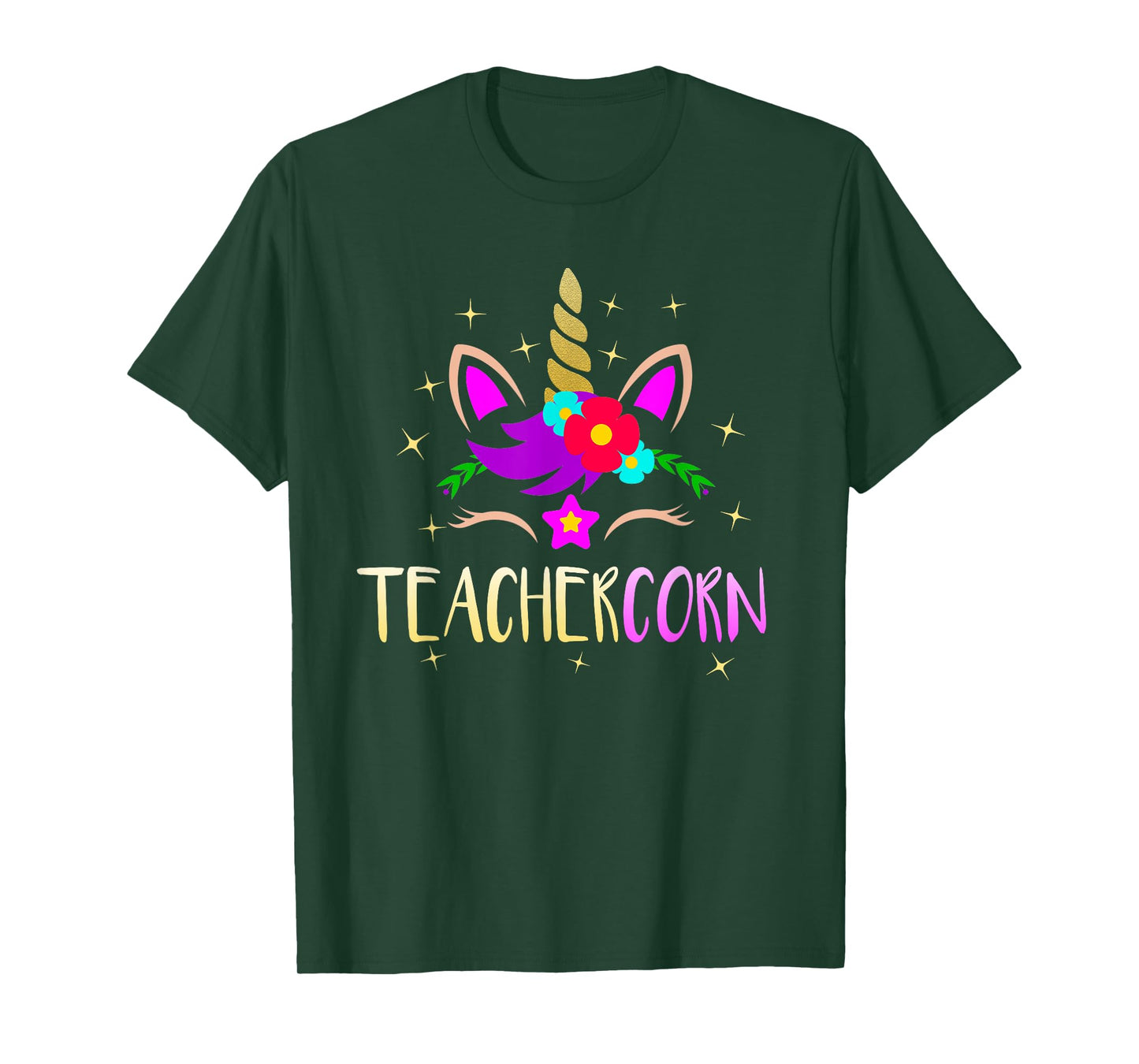 Teachercorn Funny Unicorn Teacher Gift T-Shirt