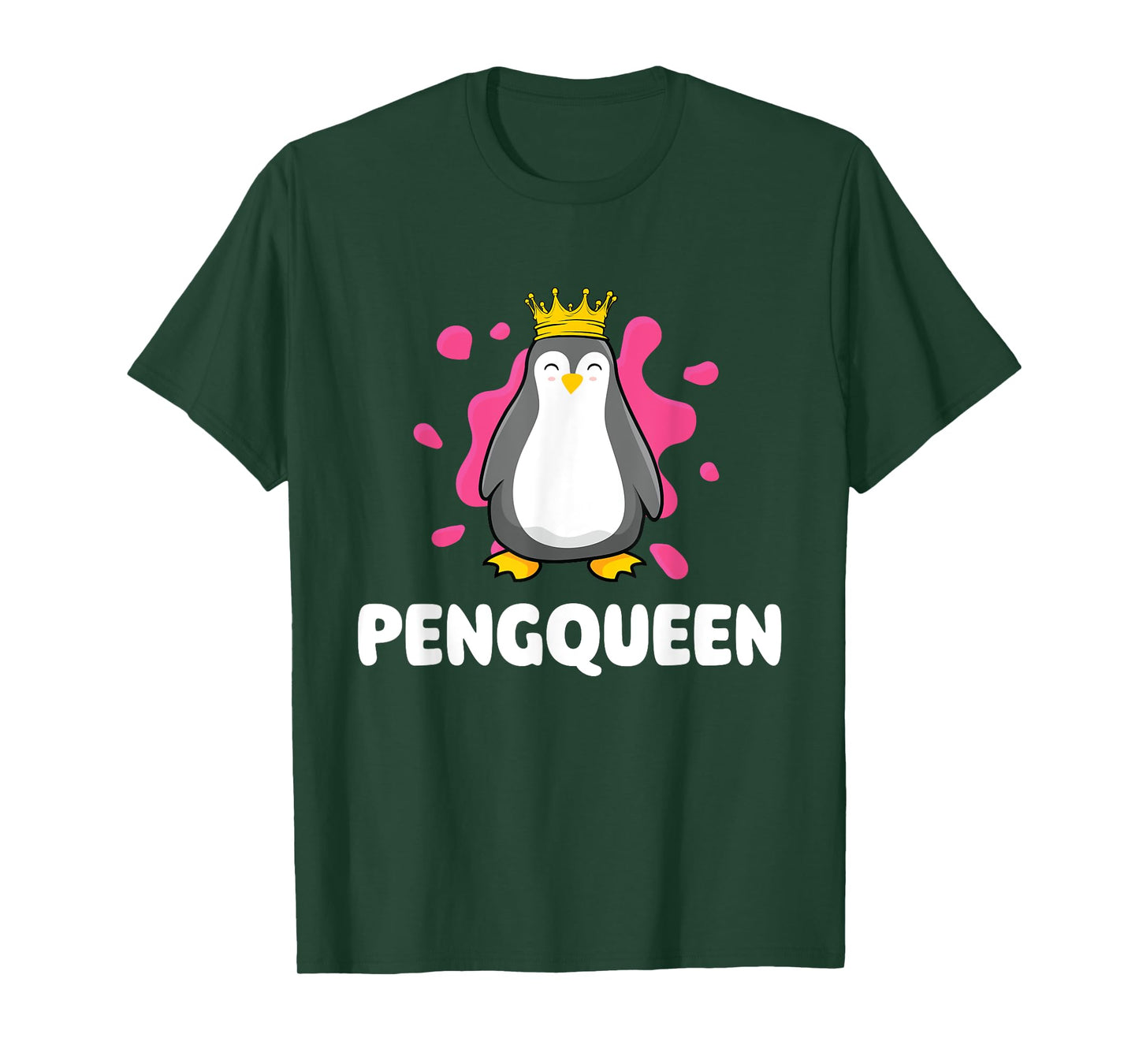 Pengqueen - Penguin Lover Bird Watcher Aquatic Bird T-Shirt