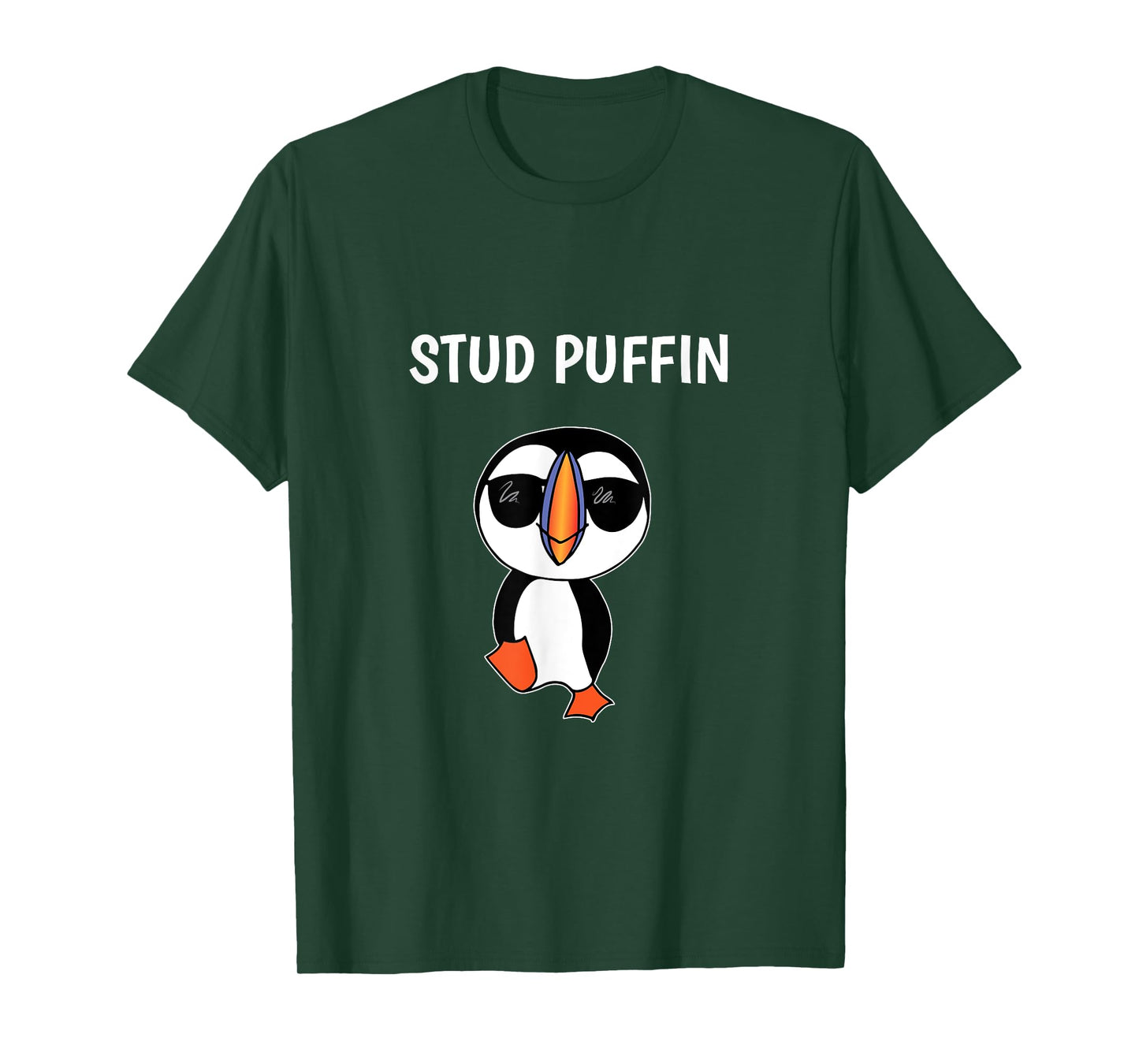 Stud Puffin - Funny Bird T-Shirt T-Shirt