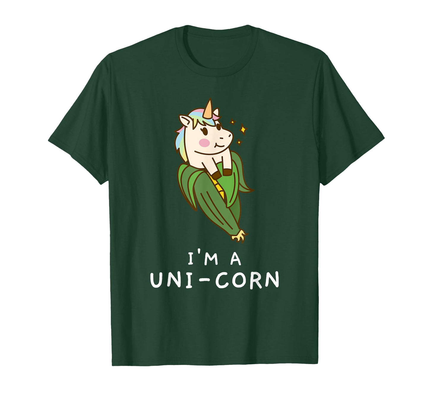Funny Unicorn Corn Pajamas Girls Tshirt Kids Farmer Gifts T-Shirt
