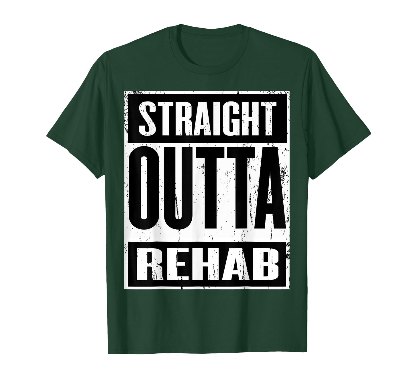Funny Straight Outta Rehab Gift Idea T-Shirt