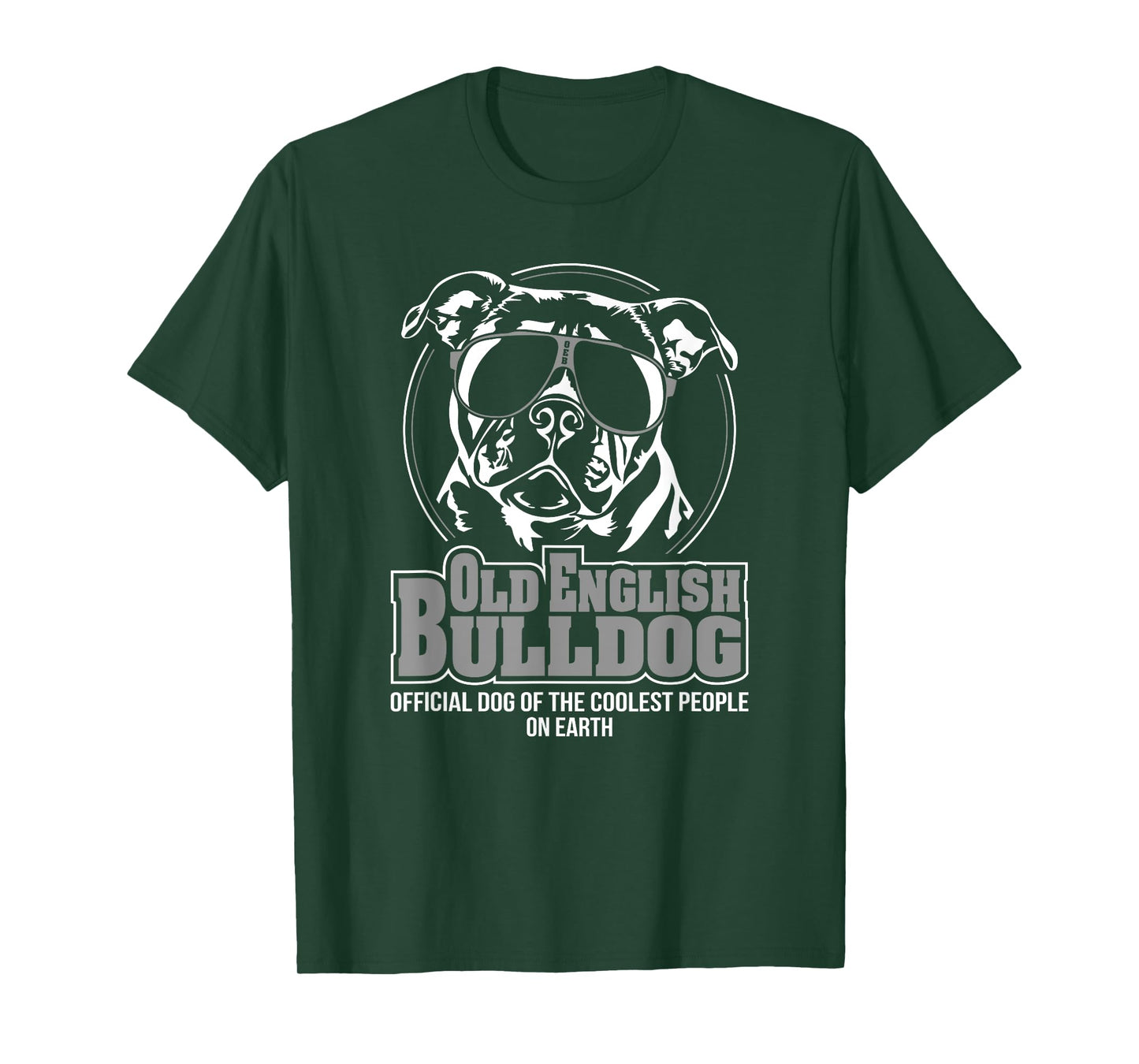 Funny Cool Old English Bulldog dog gift T-Shirt Shirt Tee T-Shirt