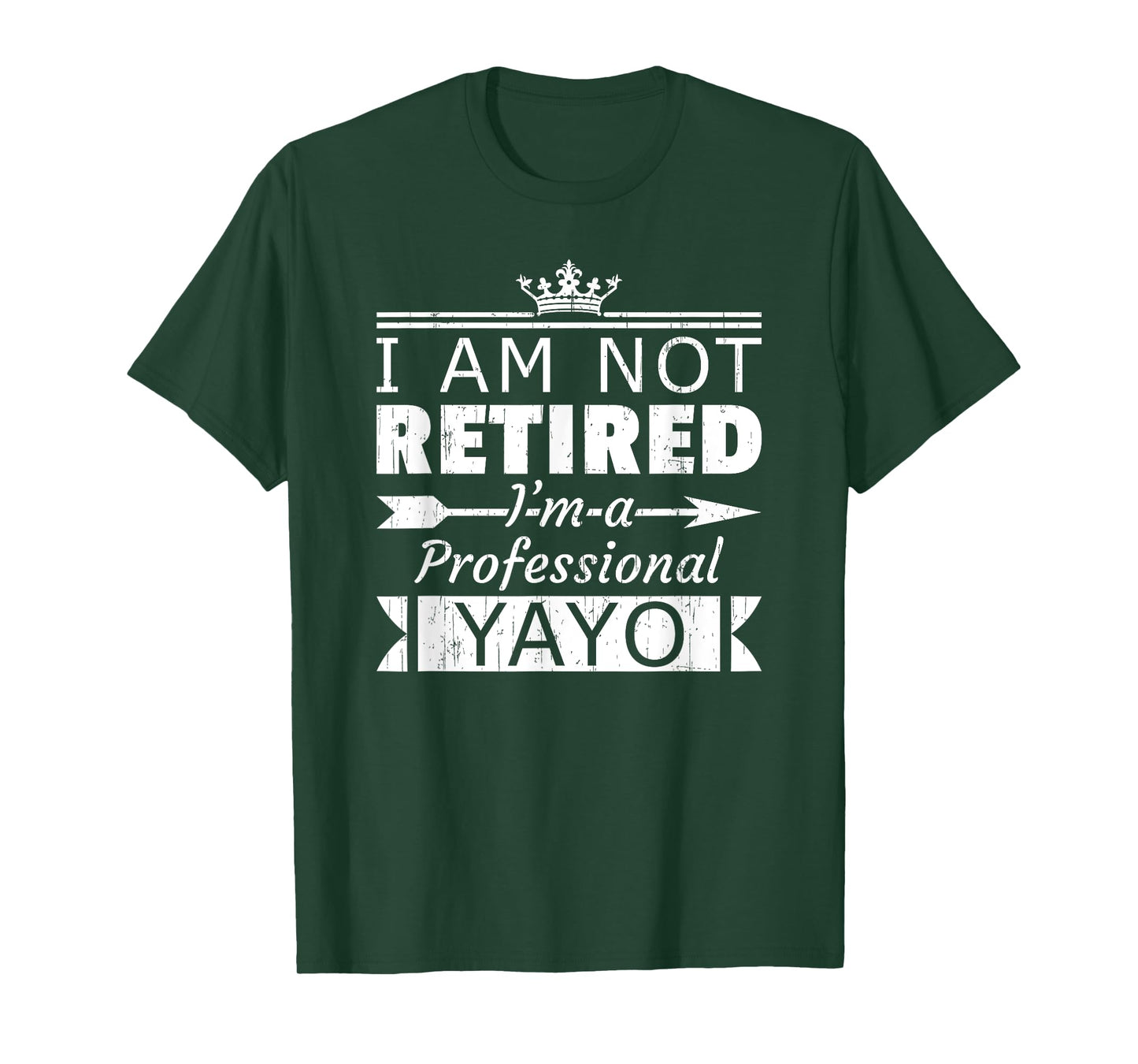 Not Retired Professional Yayo Grandpa Fun Fathers Day T-Shirt
