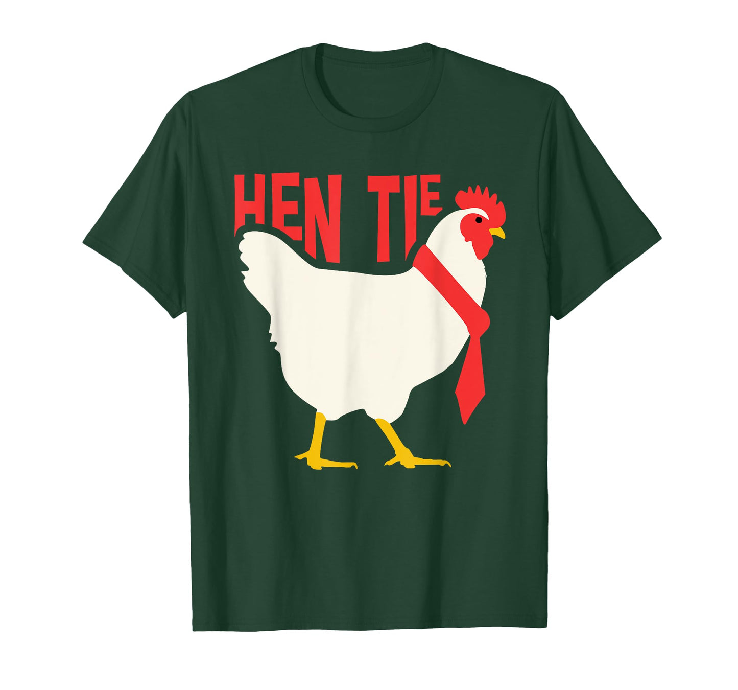 Funny Hen Tie Gift For Men Women Chicken Japanese Anime T-Shirt