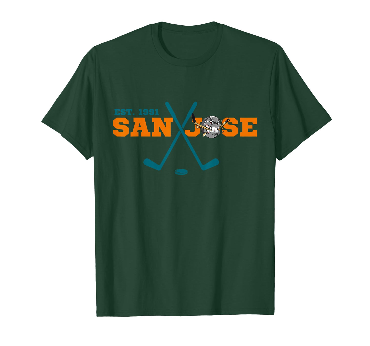 San Jose Est 1991 Sports Team Novelty Athletic T-Shirt