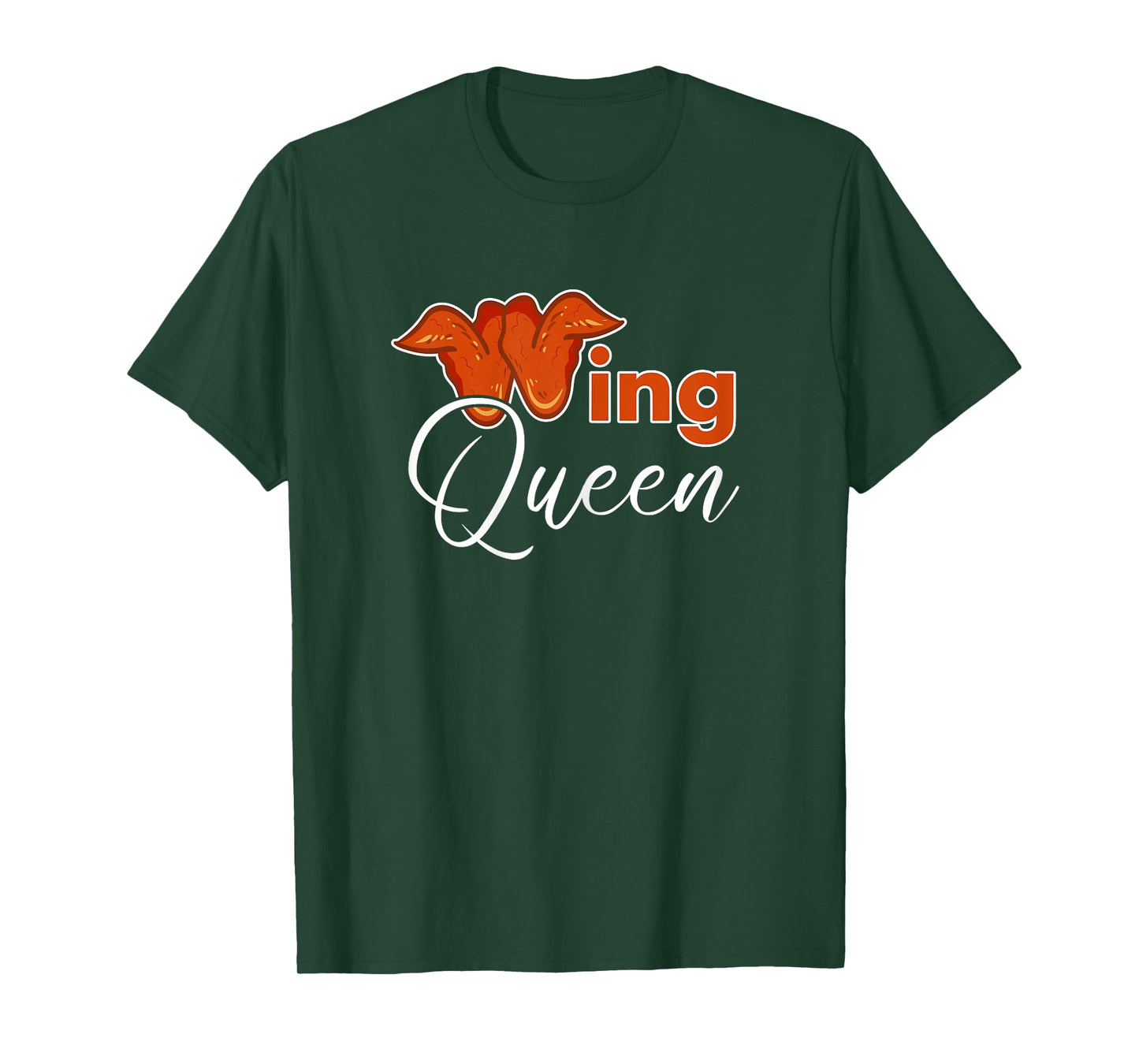 Chicken Wing Shirt Funny Wing Queen Fried Chicken T-Shirt