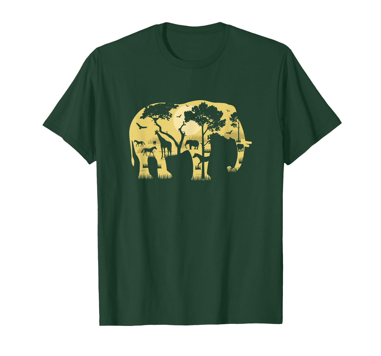 African Elephant Africa Wildlife Safari Nature Wild Animals T-Shirt