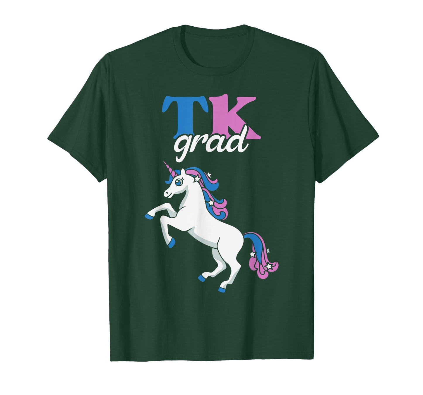 TK Graduate TK Graduation Transitional Kinder Grad Unicorn T-Shirt