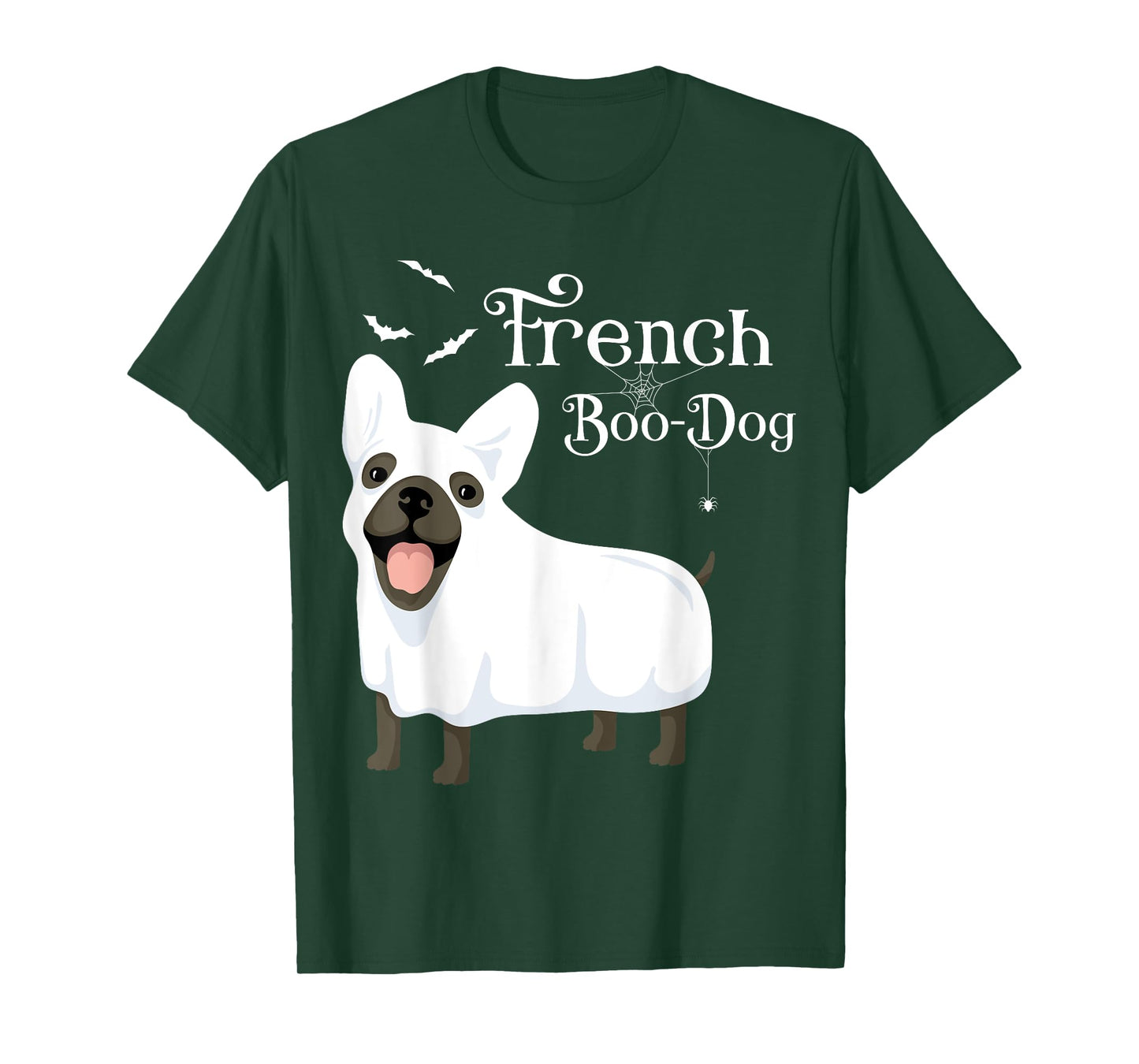 Halloween French Boo-Dog French Bulldog Ghost T-Shirt for Men Women
