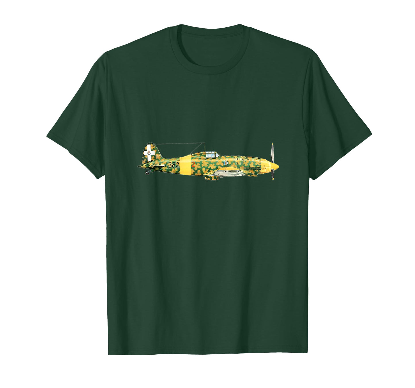 Macchi Mc 202 Folgore Italian Warbird WW2 T-Shirt