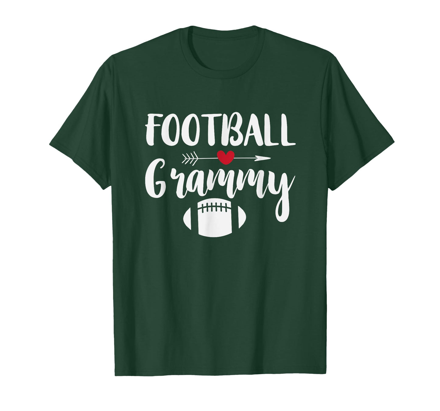 Football Grandma Shirt Sports Grandmother Grammy Gift T-Shirt