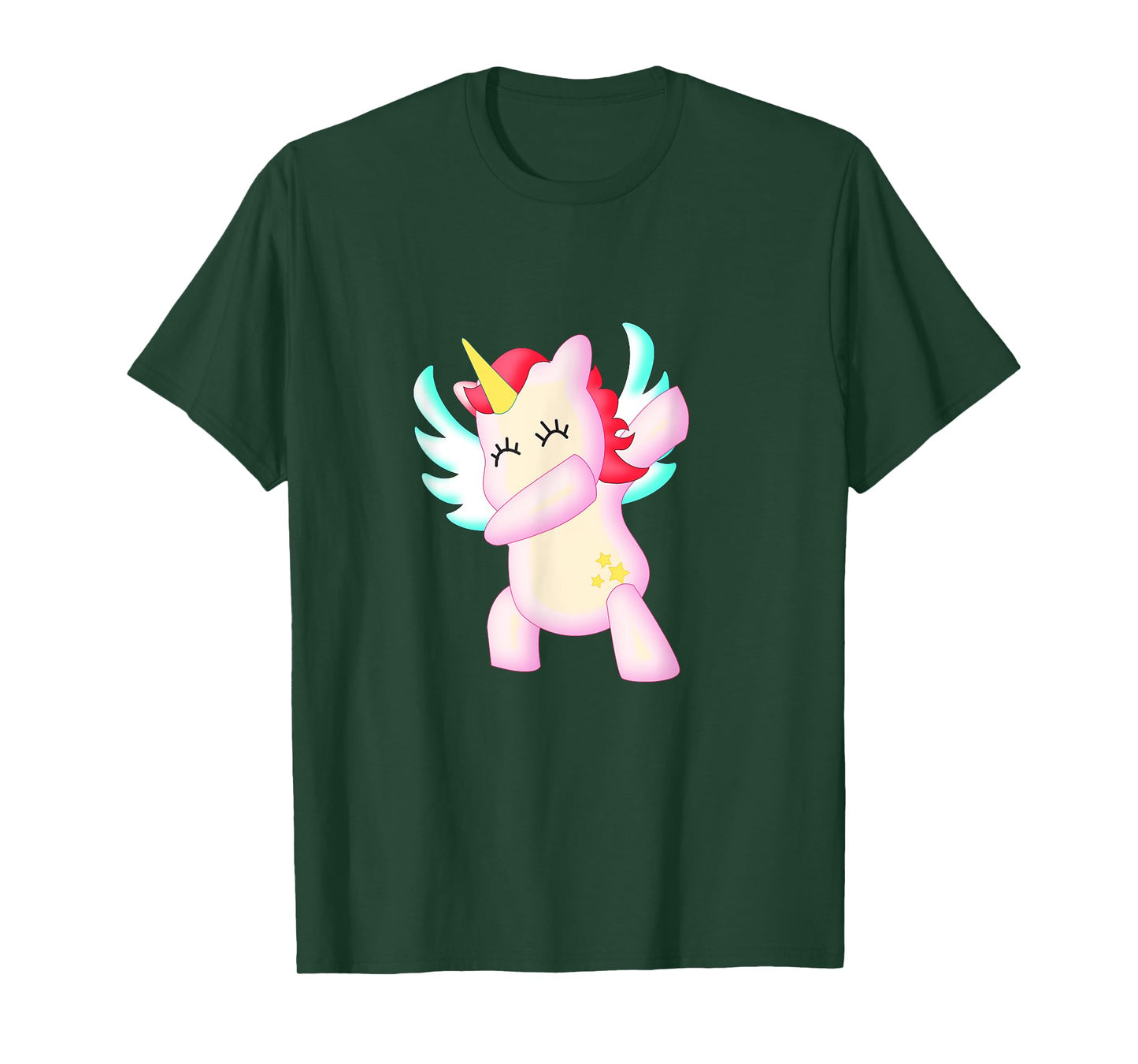 Cute Dabbing Unicorn Shirt | Funny Unicorn Angel Dab T-Shirt T-Shirt