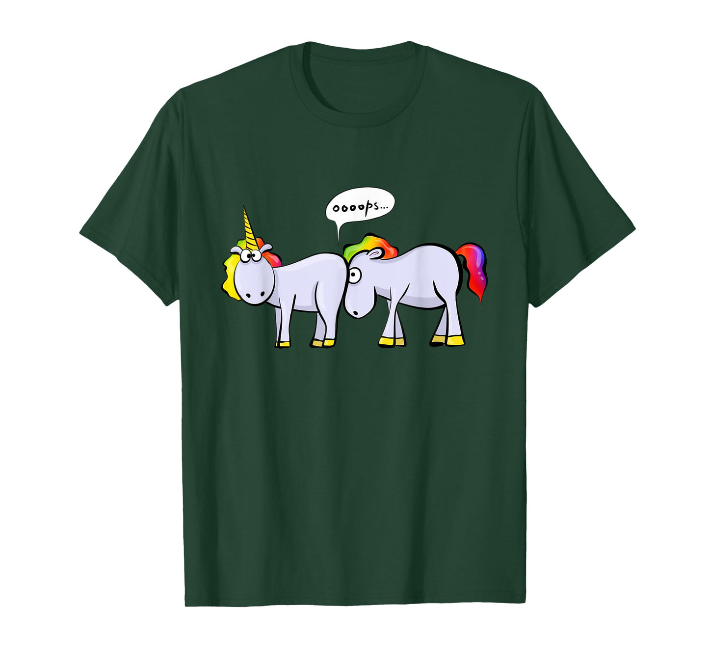 Funny Unicorn in the Butt T-Shirt