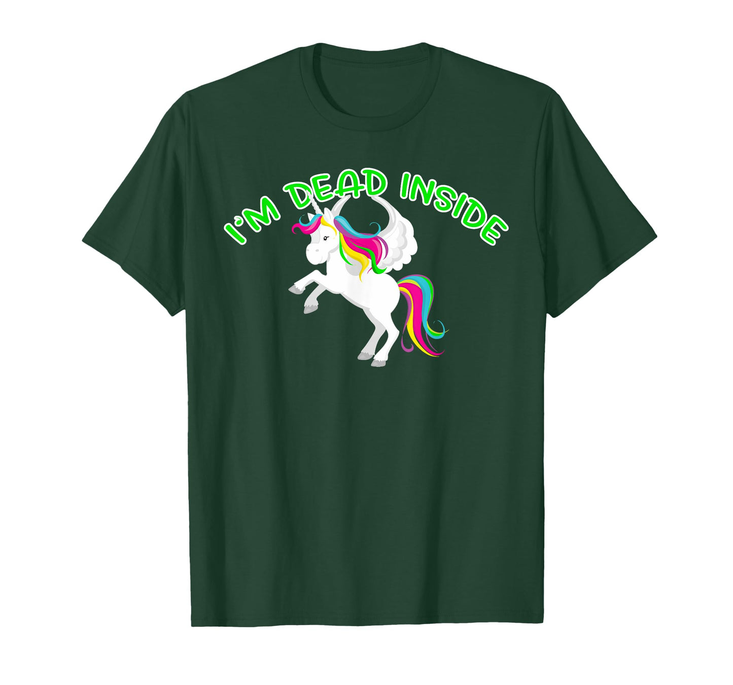 I'm Dead Inside Funny T-Shirt Unicorn T-Shirt