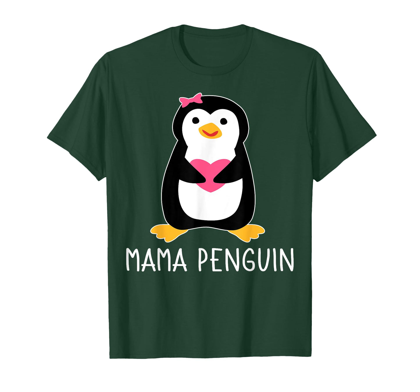 Penguin Mama Flightless Bird Lover Mother's Day Mommy Mom T-Shirt
