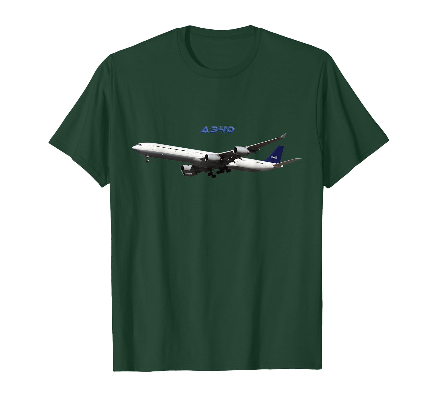 A340 Passenger Airliner, Aeroplane, Wide Body Plane T-Shirt