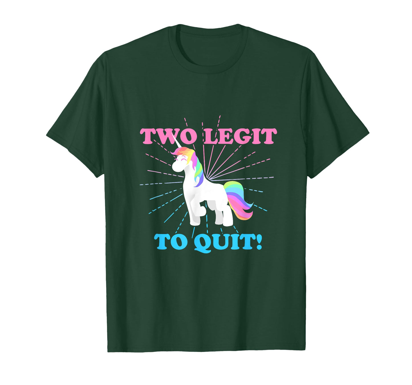 Two legit 2 to quit date of birth gift idea Vintage retro T-Shirt