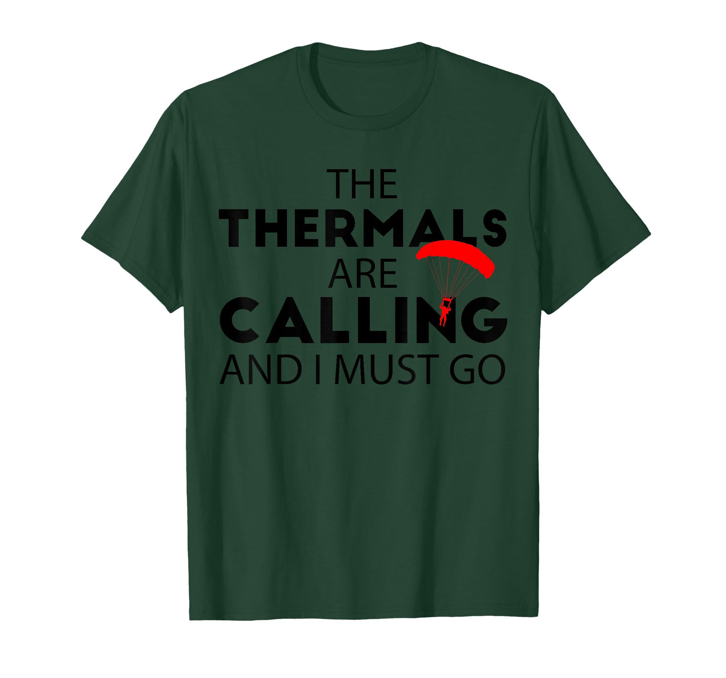 Paragliding Shirt | Paraglider in a Thermal Pilot T-Shirt T-Shirt
