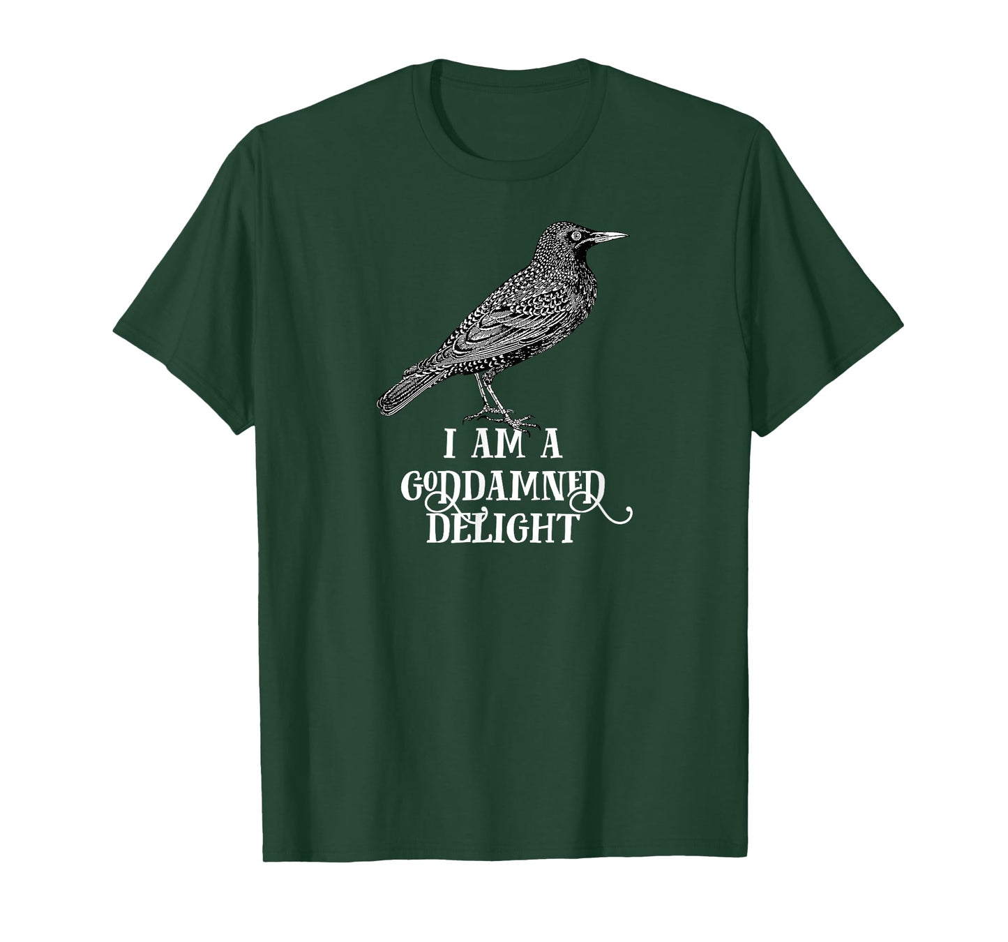 Threadless Effin' Birds I Am A Delight T-Shirt