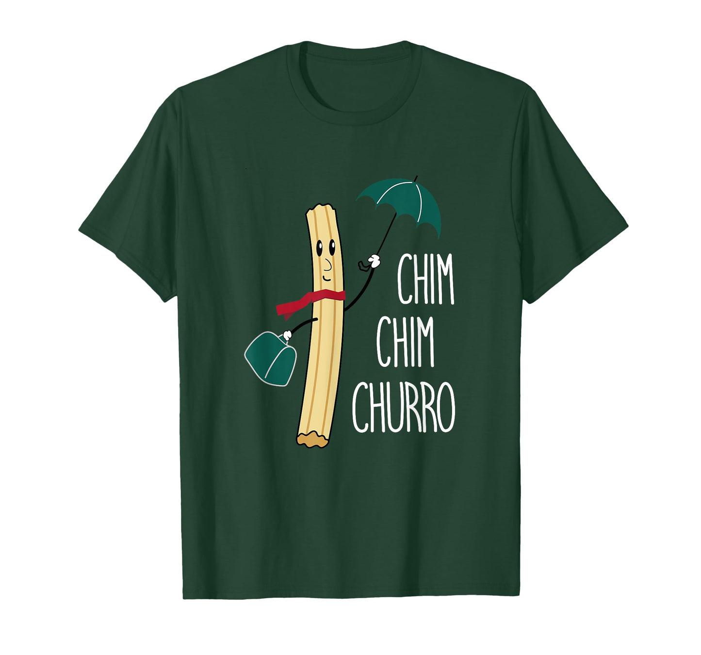 Cheeky Bird Designs [Chim Chim Churro] Funny Churros Theme Park T-Shirt