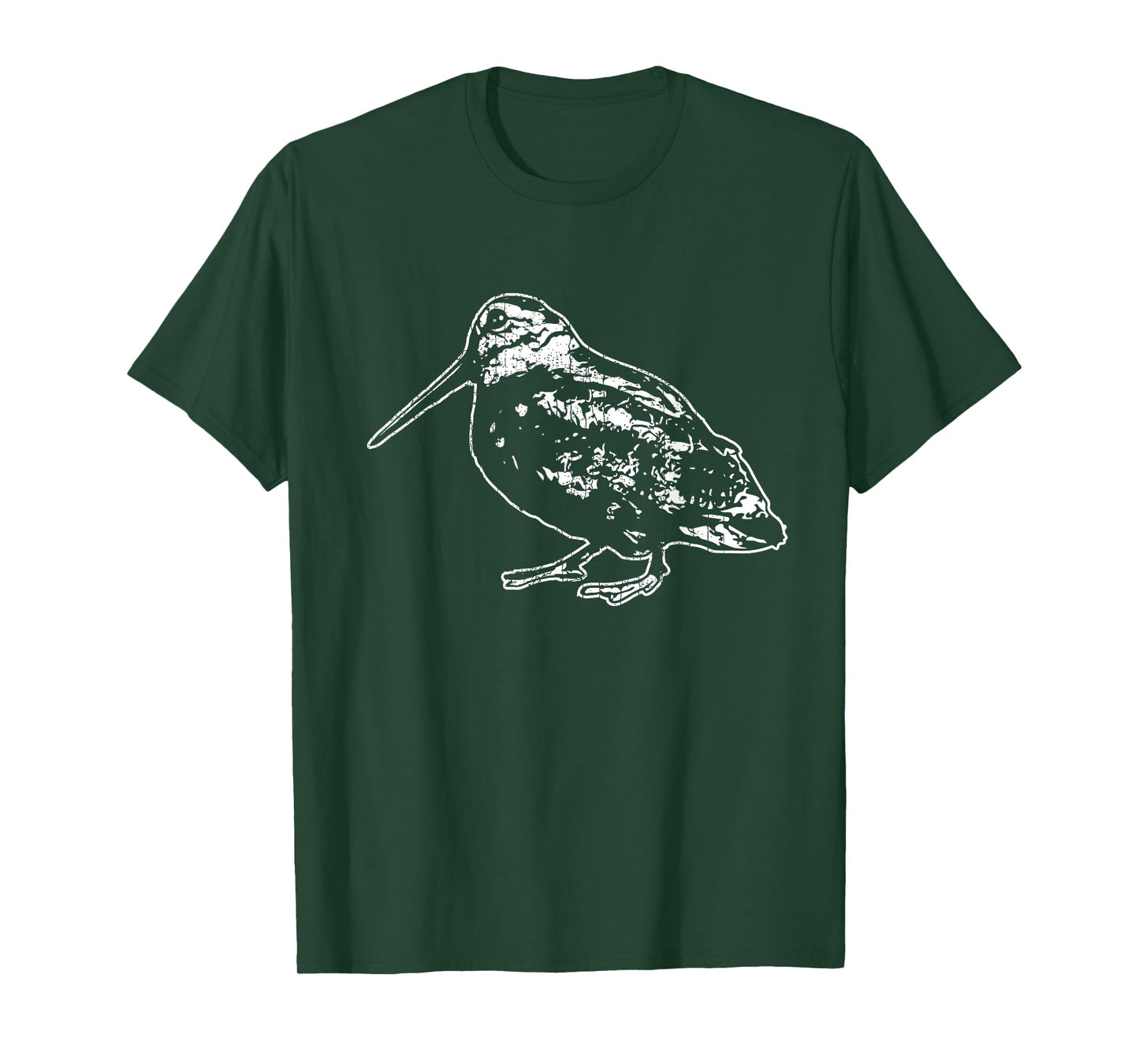 Retro Woodcock Hunter Timberdoodle Bogsucker Hokumpoke Gifts T-Shirt